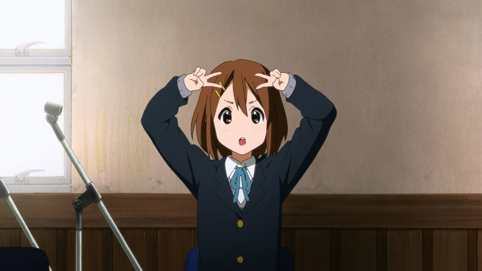 1080P, K-ON!, Yui Hirasawa, Anime, HD Wallpaper