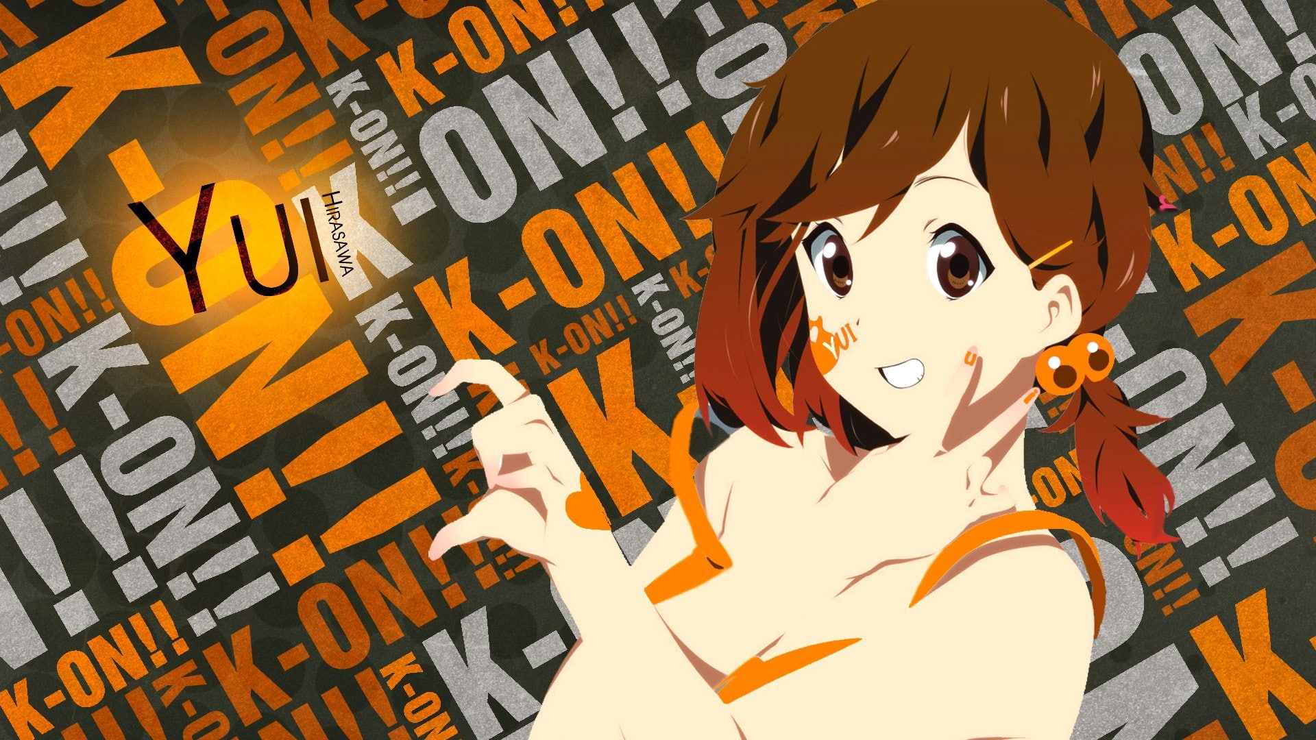 anime, K-ON!, anime girls, 1080P, Hirasawa Yui, HD Wallpaper