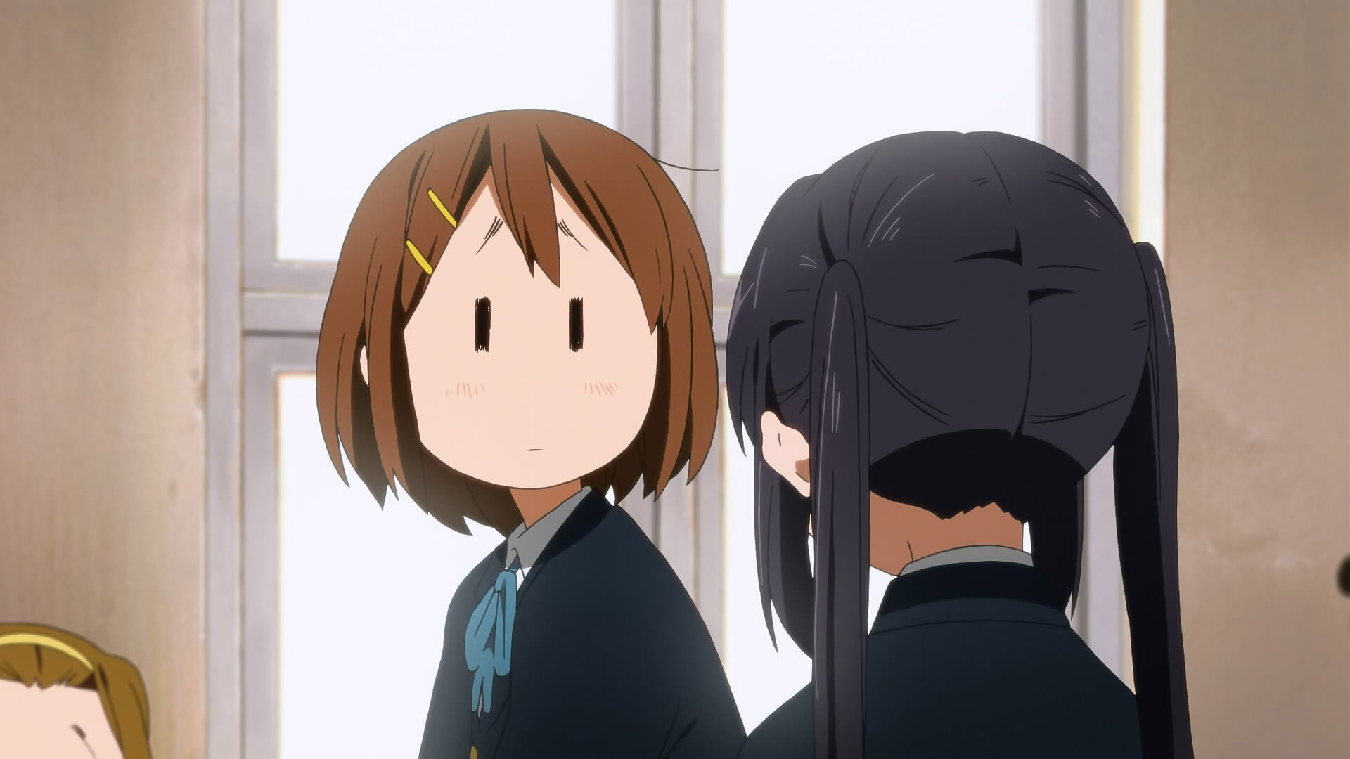 women, wall - building feature, indoors, built structure, anime girls, Nakano Azusa, art and craft, black color, lifestyles, standing, K-ON!, male likeness, HD Wallpaper