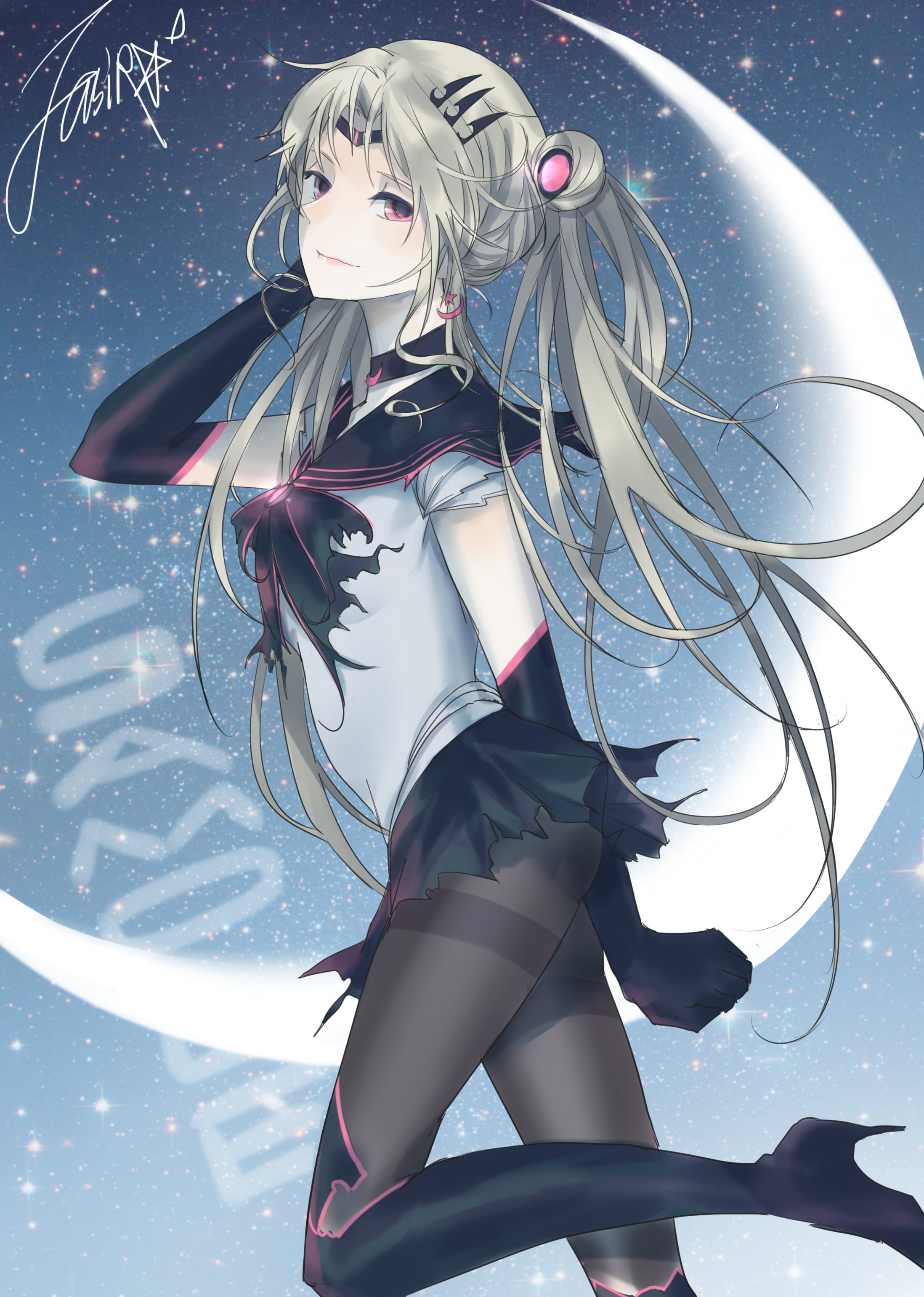 2K, maiden, silk stockings, Phone HD Wallpaper