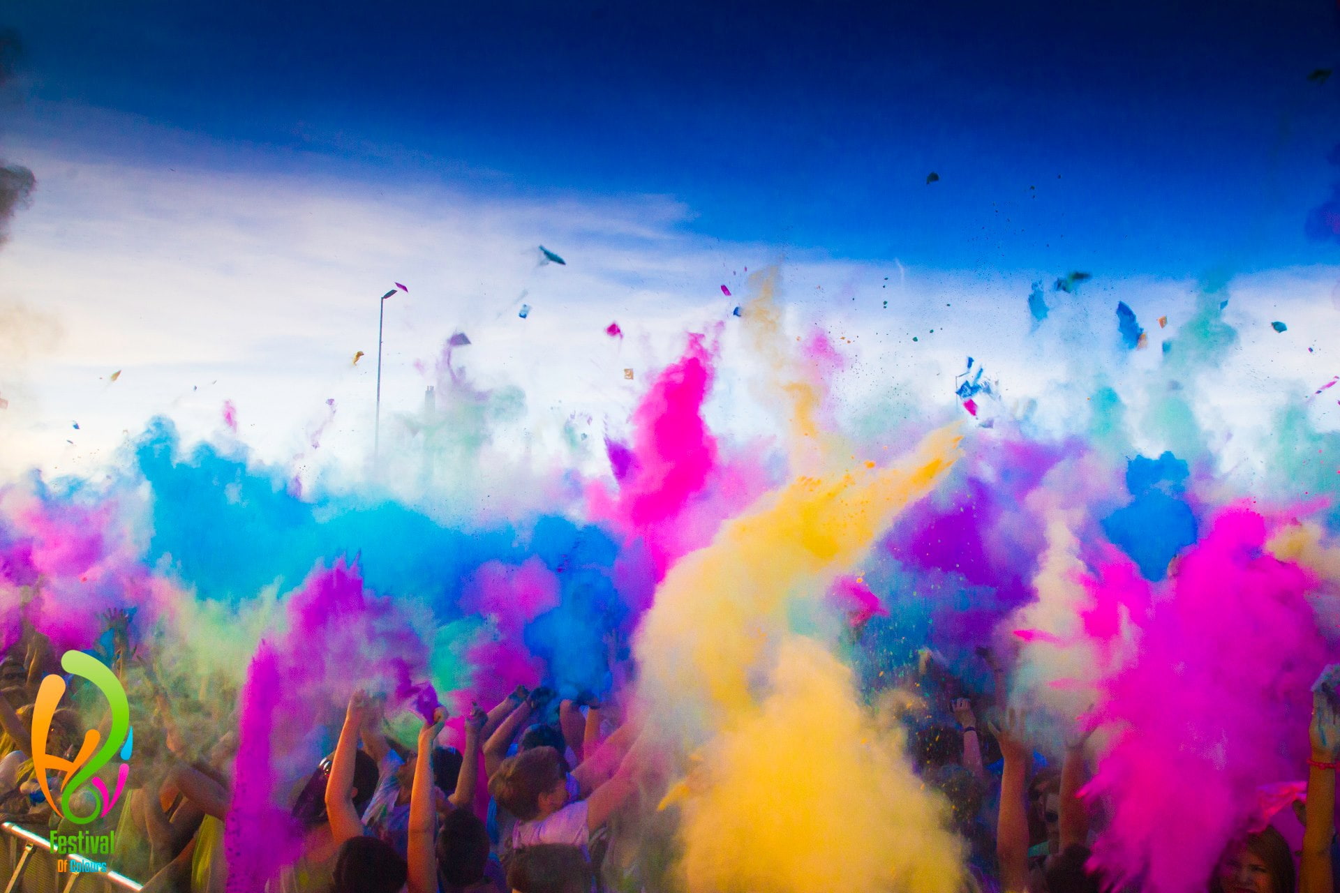 hindu, spring, color, 1080P, colours, holi, festival, india, HD Wallpaper