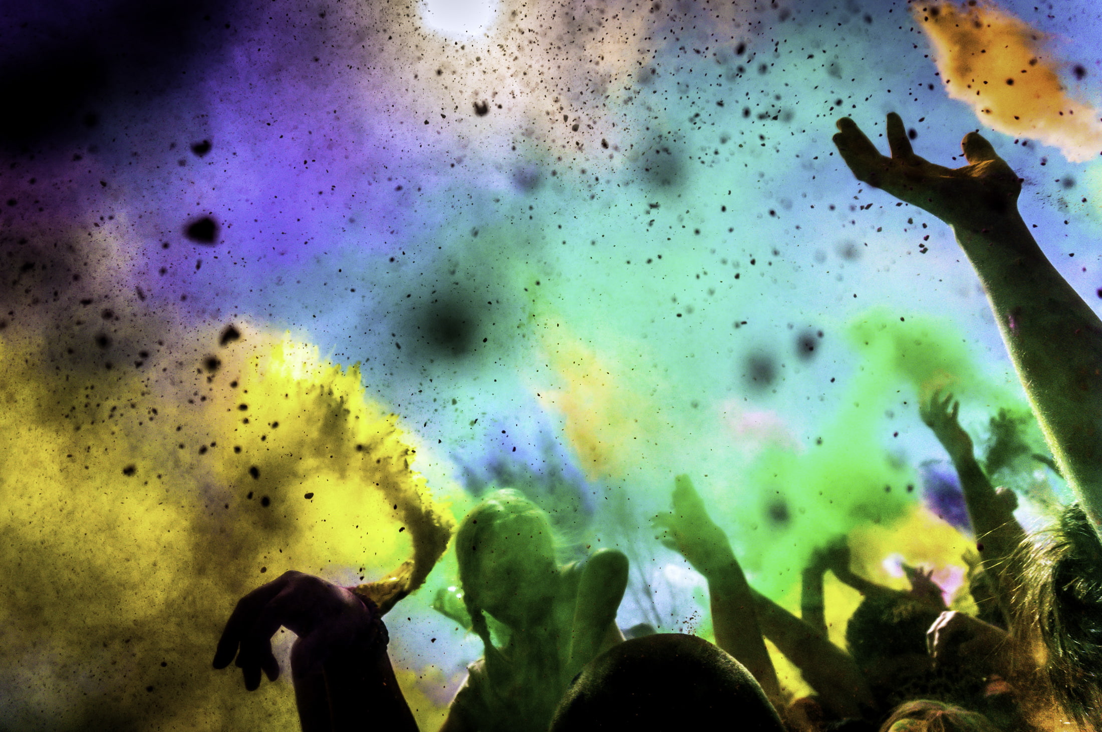 holi, hindu, colours, 1080P, color, india, spring, festival, HD Wallpaper
