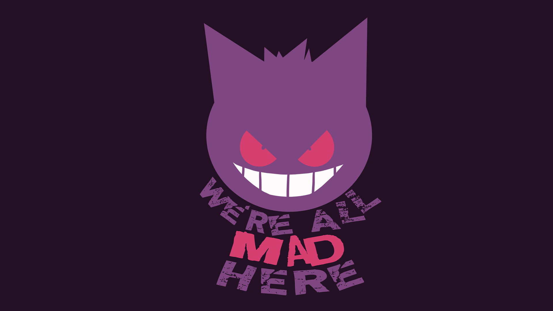 1080P, Gengar, HD Wallpaper