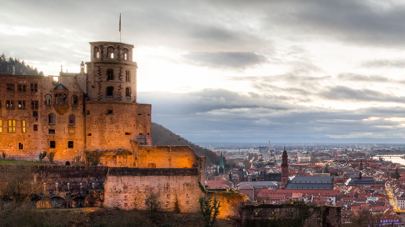 Heidelberg Castle, Castles, 720P, HD Wallpaper