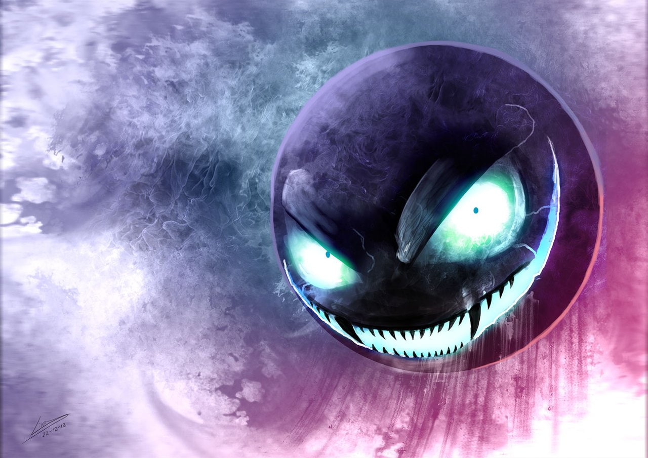 720P, Gastly (Pokémon), Pokémon, HD Wallpaper