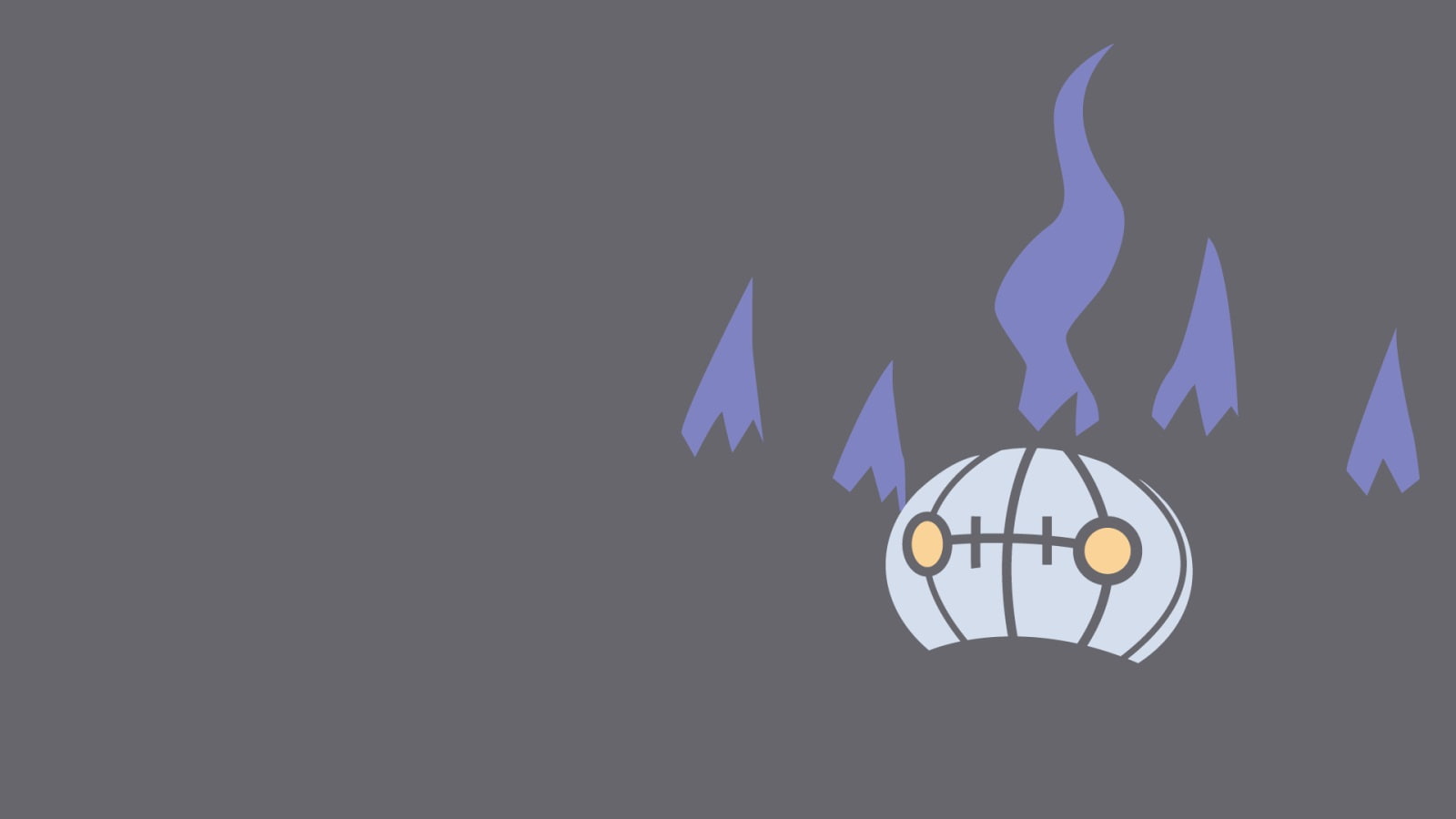 background, minimalism, chandelure, simple background, simple, 720P, HD Wallpaper