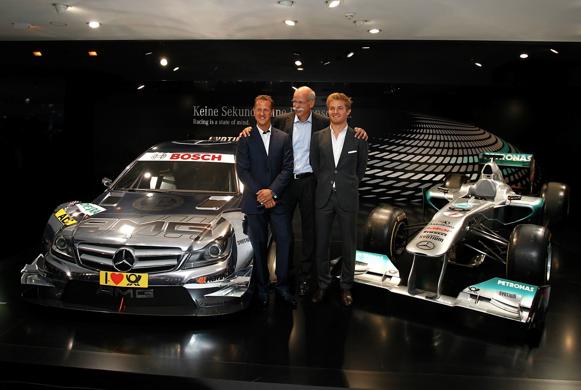Mercedes, Rosberg, Michael, Cupe, Coupe, DTM, Mercedes-Benz, Schumacher, Nico, 1080P, AMG, HD Wallpaper