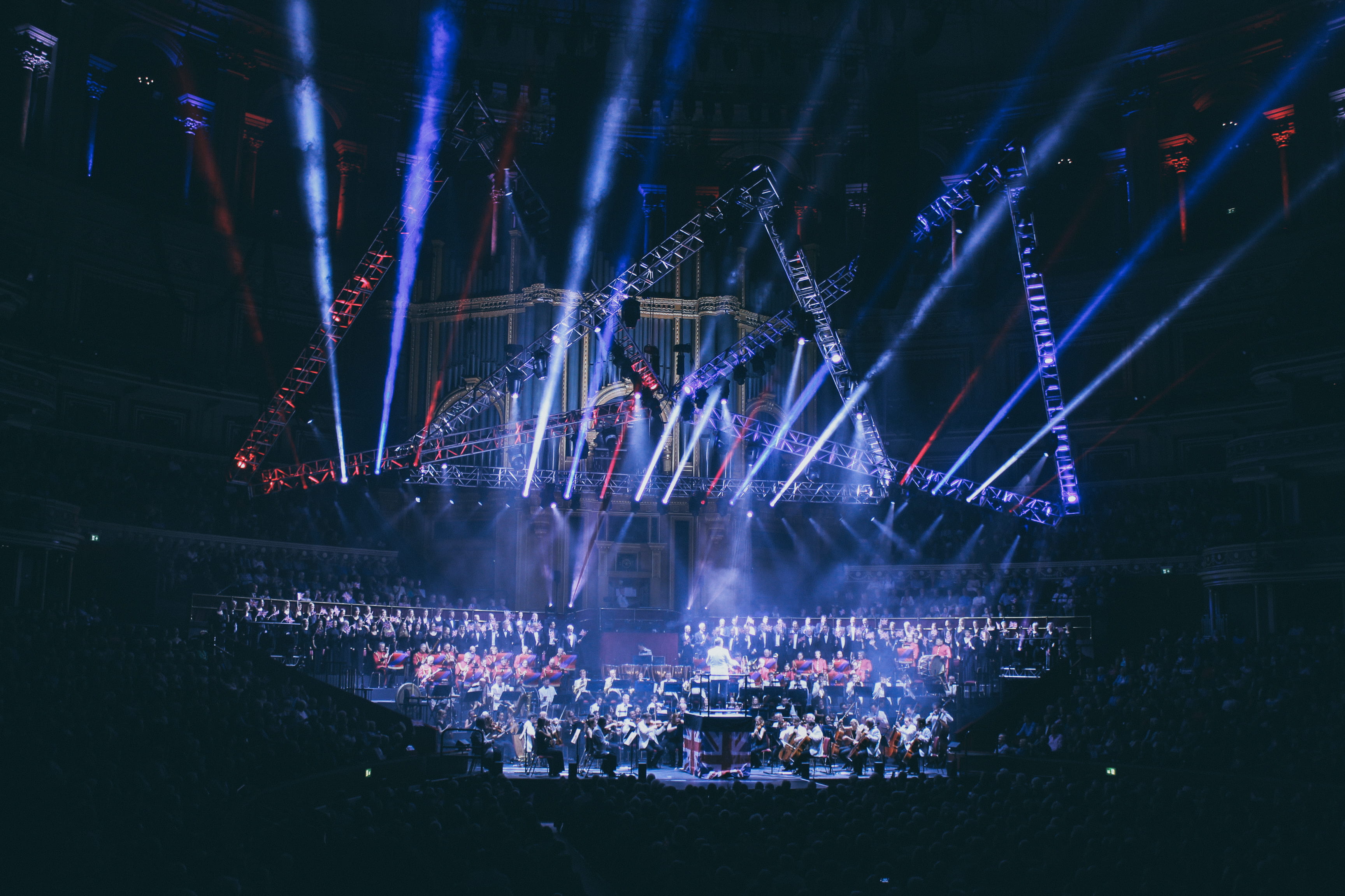 excitement, theater, lights, instruments, music, event, nightlife, festival, arts culture and entertainment, performance, night, enjoyment, popular music concert, HD Wallpaper