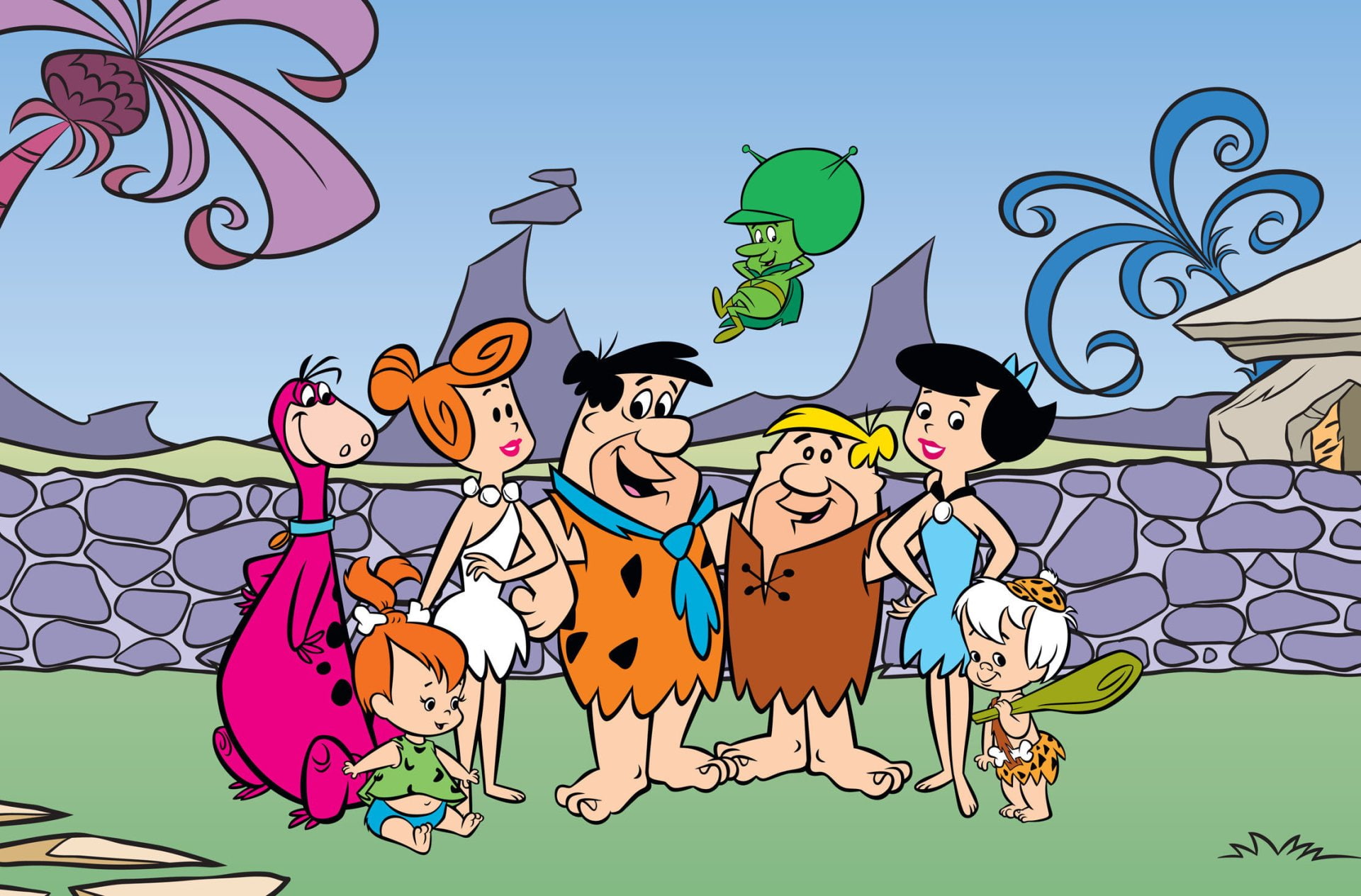 1080P, TV Show, family, flinstone, The Flintstones, HD Wallpaper