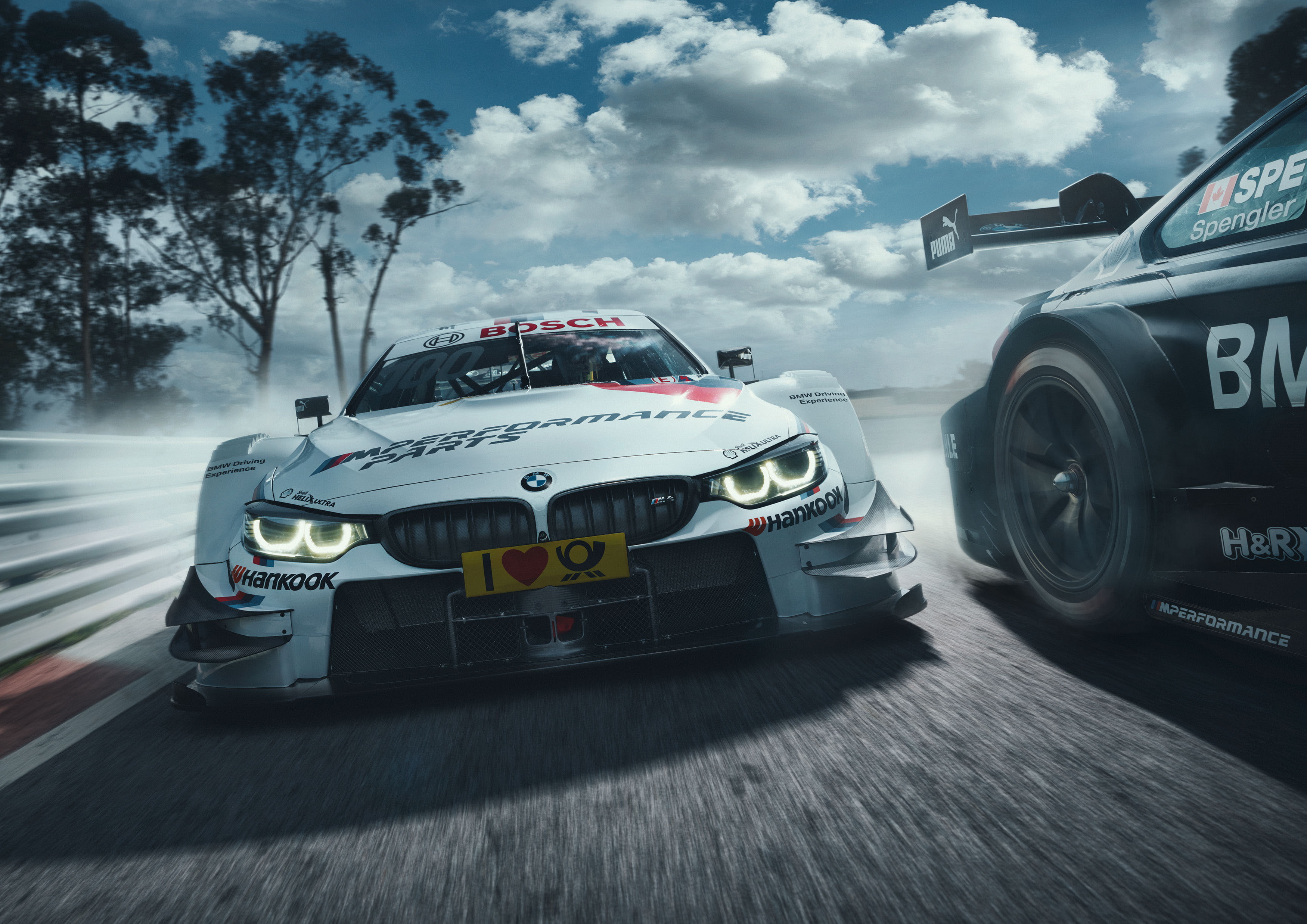 car, sports, 2K, 4K, BMW M4 DTM, bmw, white, HD, HD Wallpaper