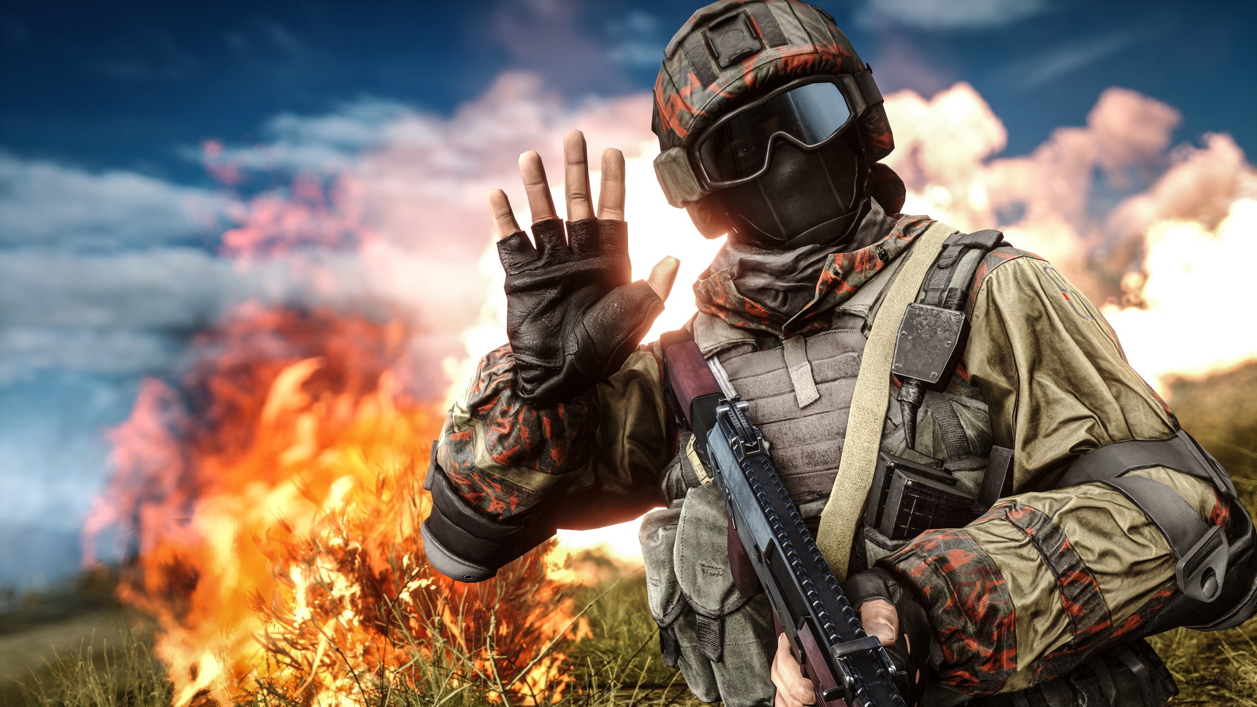 Goggles, Soldier, 2K, Hand, Battlefield, Helmet, HD Wallpaper