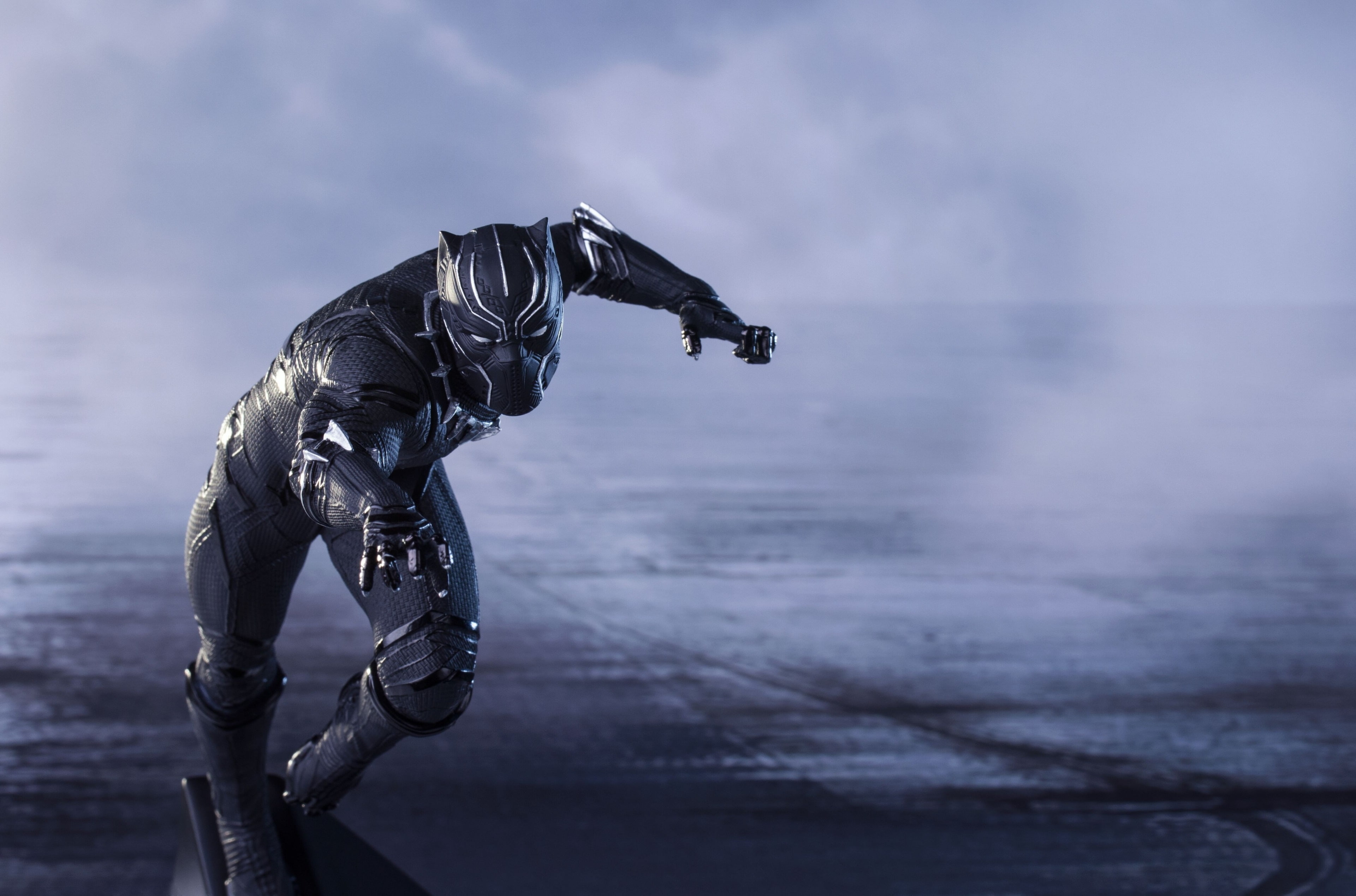 clothing, skill, outdoors, masculinity, one person, 4K, fog, sport, day, government, expertise, unrecognizable person, black panther 4k cool  pc, occupation, HD Wallpaper