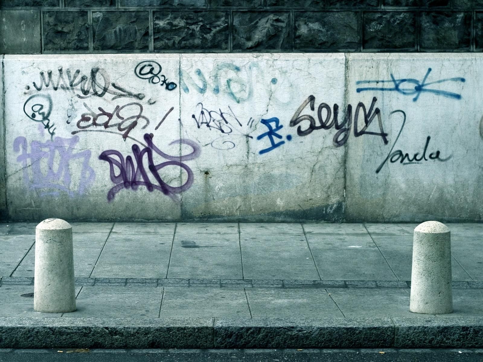 720P, graffiti, wall, HD Wallpaper