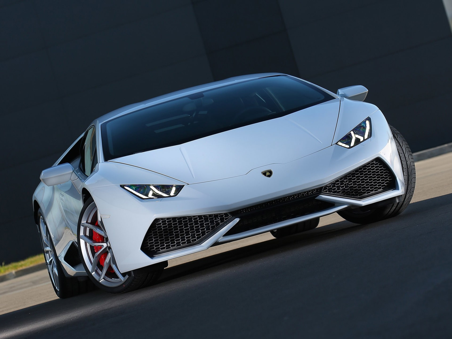 huracan, Front, Supercar, View, Lamborghini, 1080P, Lights, HD Wallpaper