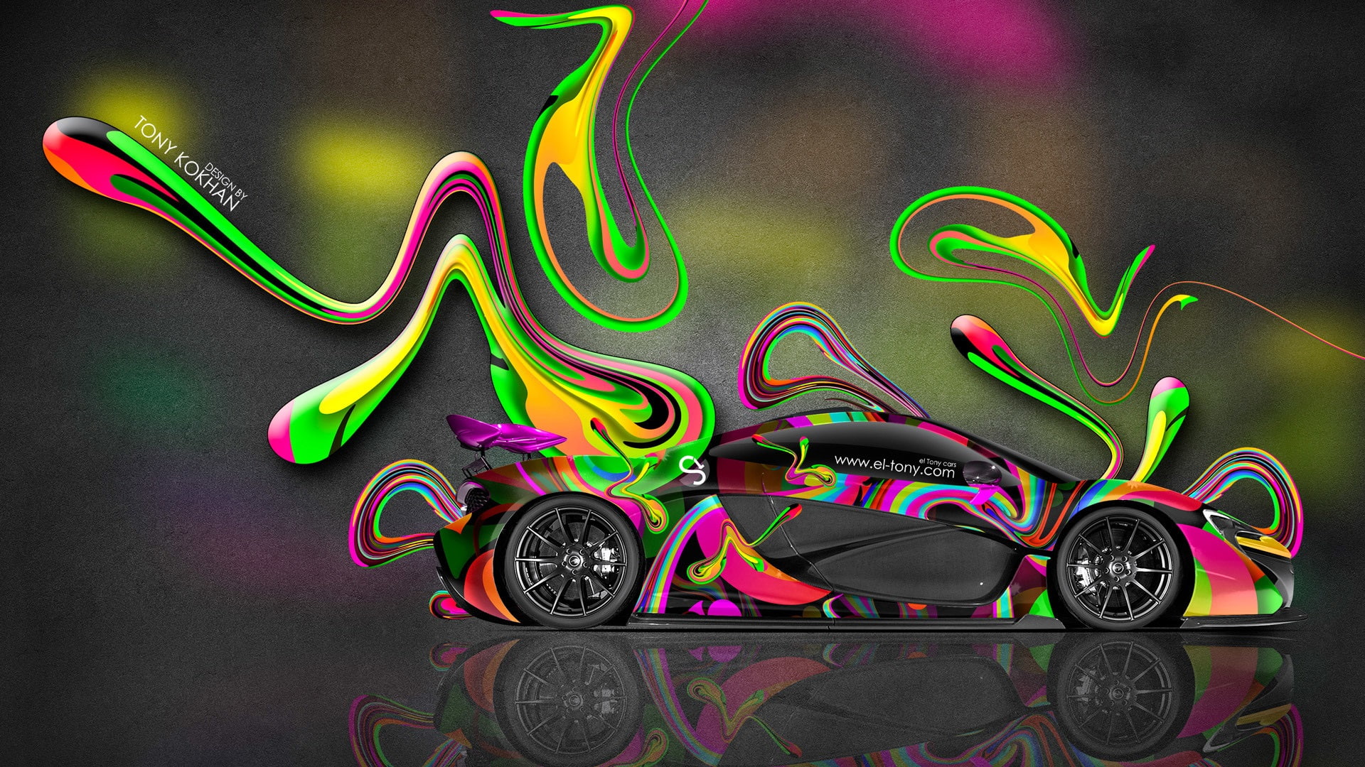 p, Design, Side, Art, Supercar, McLaren, View, 1080P, HD Wallpaper