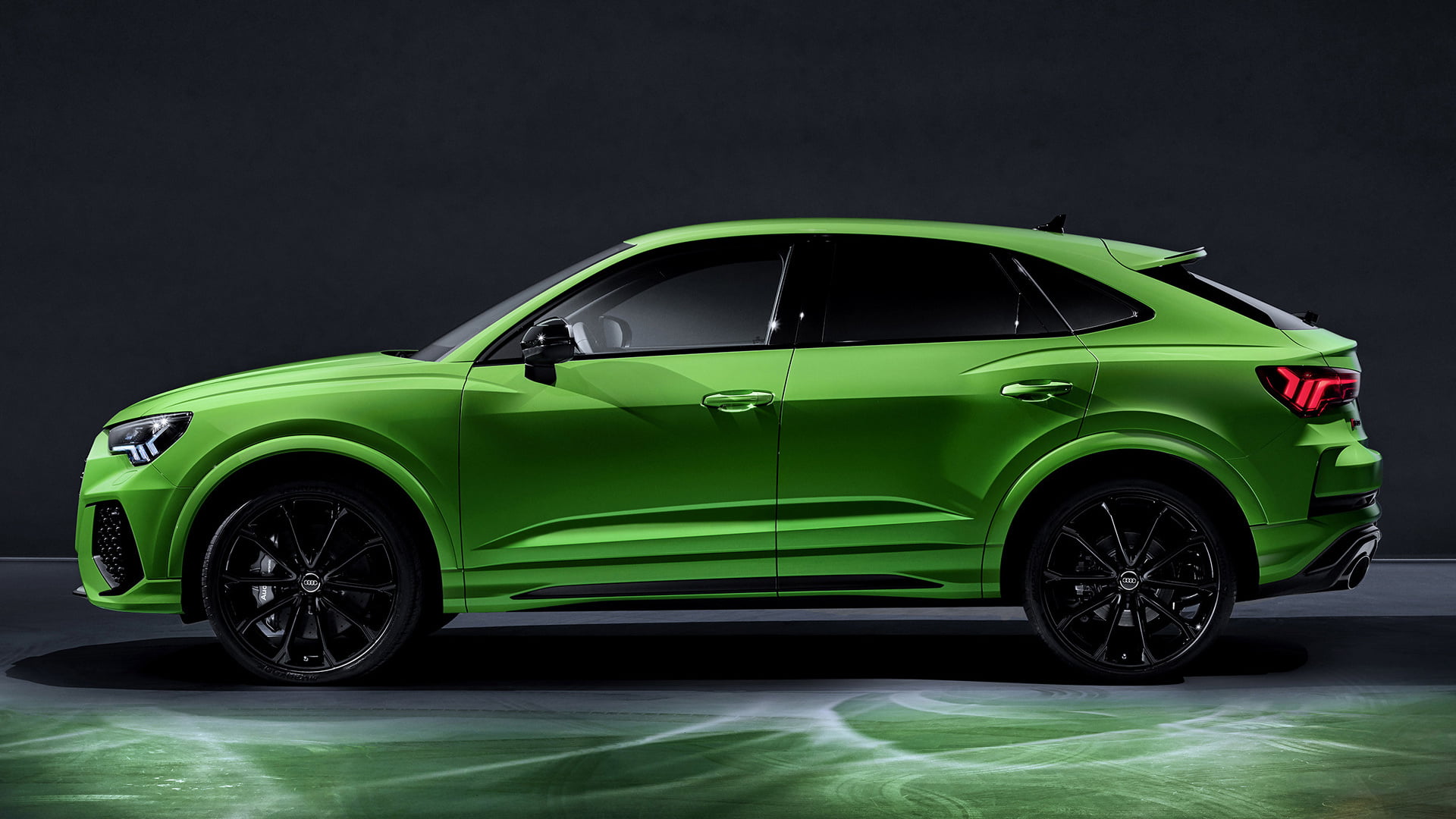 1080P, Audi RS Q3 Sportback, Audi, Green Car, Car, HD Wallpaper