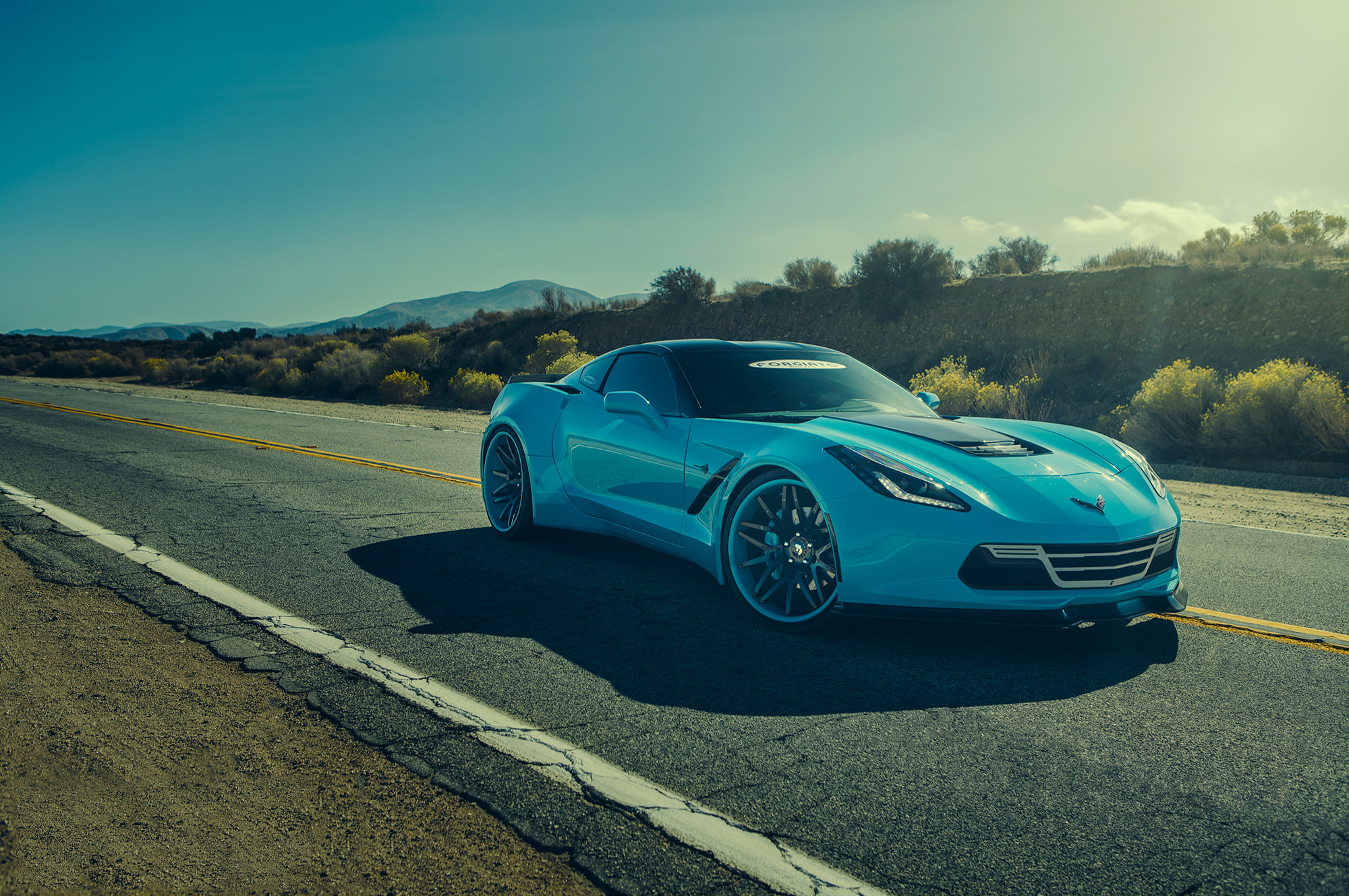 alloy Wheel, concept Car, mode of transportation, design, side View, front View, engine, retro styled, headlight, wheel, plant, motorsport, power, corvette, HD Wallpaper