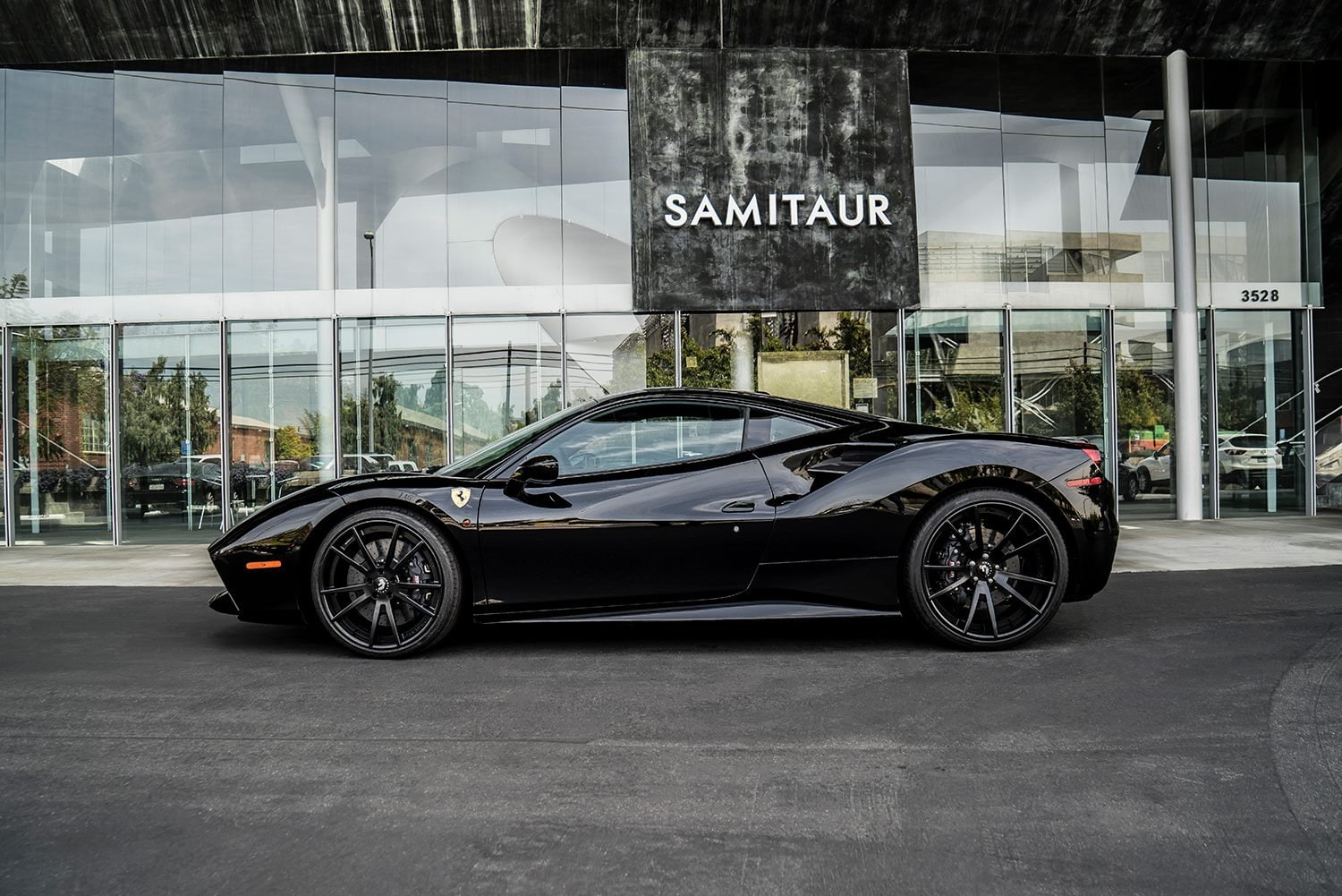 wheels, forgiato, ferrari, black, gtb, cars, 488, 720P, HD Wallpaper