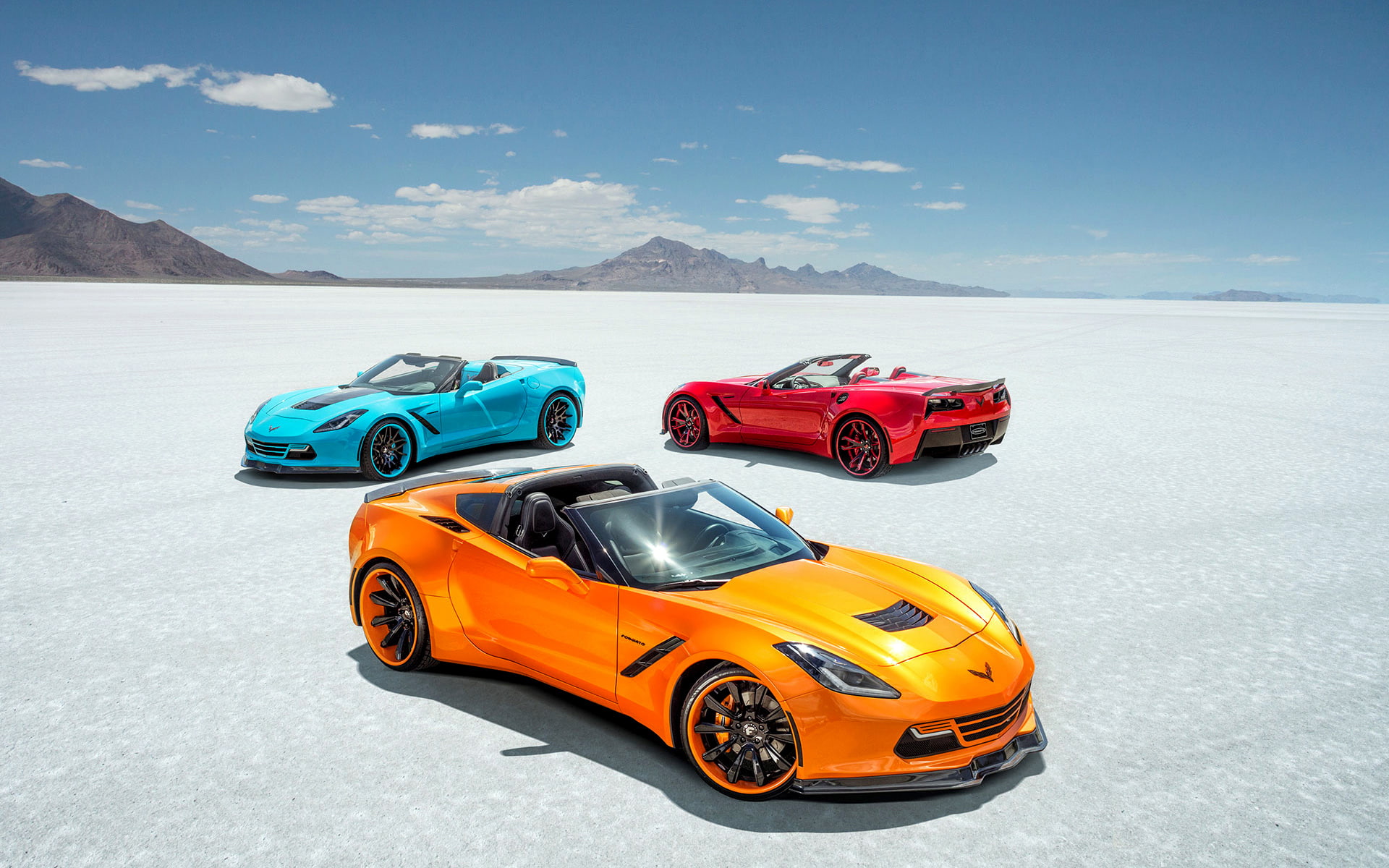 Widebody, Corvette, Stingrays, 1080P, Forgiato, HD Wallpaper