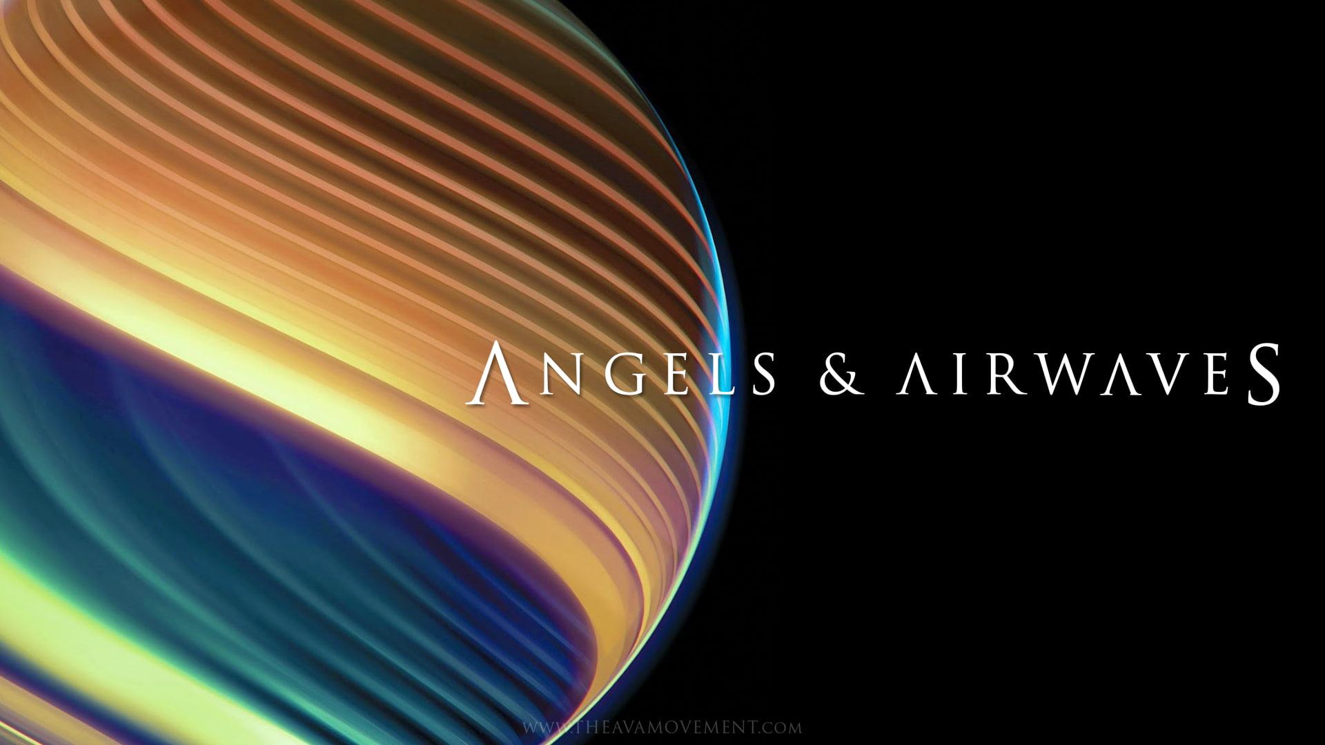 space, blurred motion, 1080P, pattern, glowing, western script, music, Angels and Airwaves, abstract, copy space, close-up, indoors, multi colored, shape, HD Wallpaper