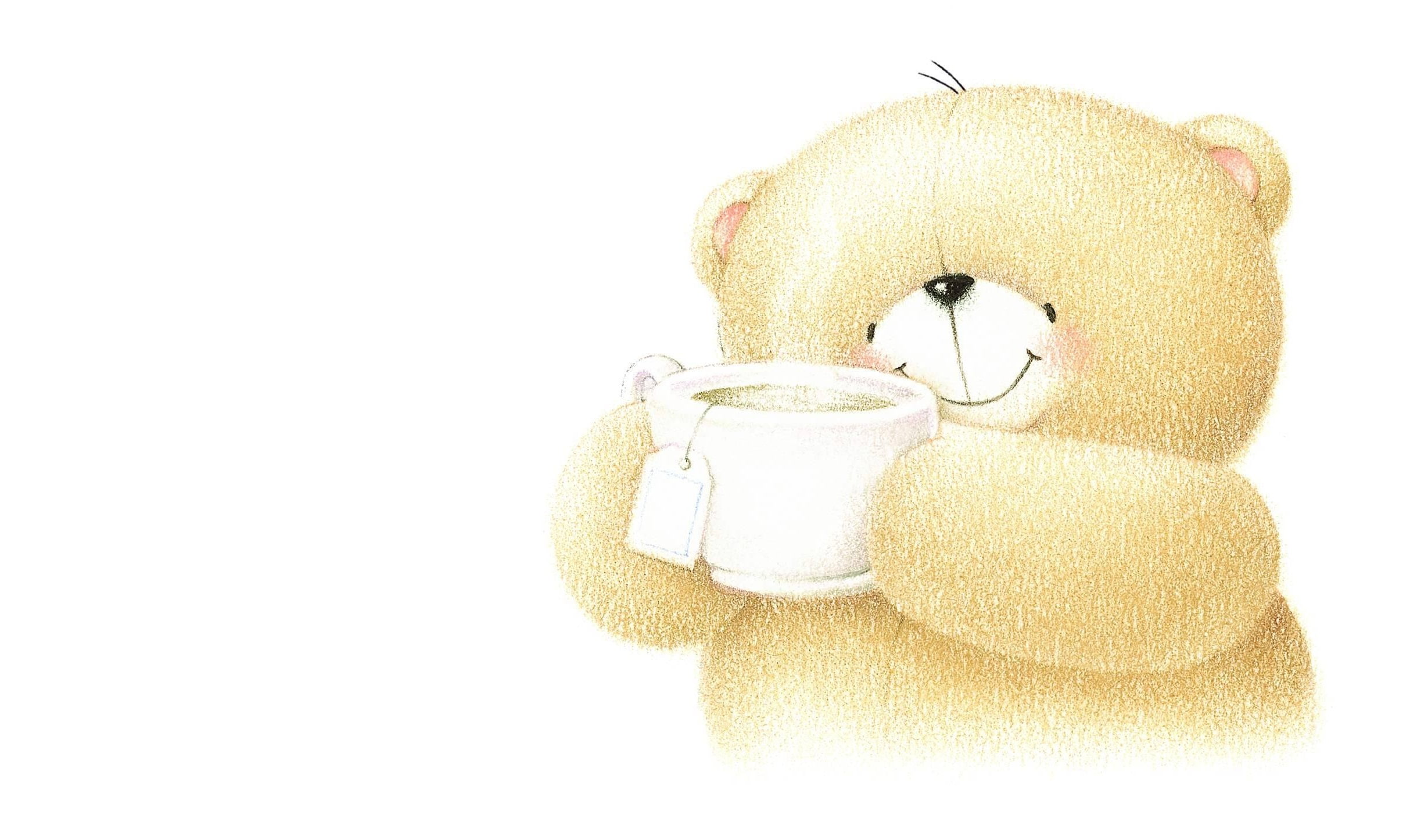 welcome, smile, mood, Forever Friends Deckchair bear, 1080P, childrens, tea, art, bear, HD Wallpaper