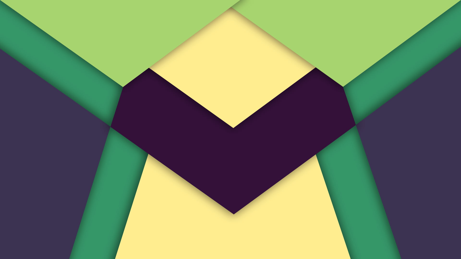 minimalism, vibrant color, simplicity, geometric shape, shape, no people, design, diamond shaped, digital art, yellow, techno, indoors, green, logo, pattern, HD Wallpaper