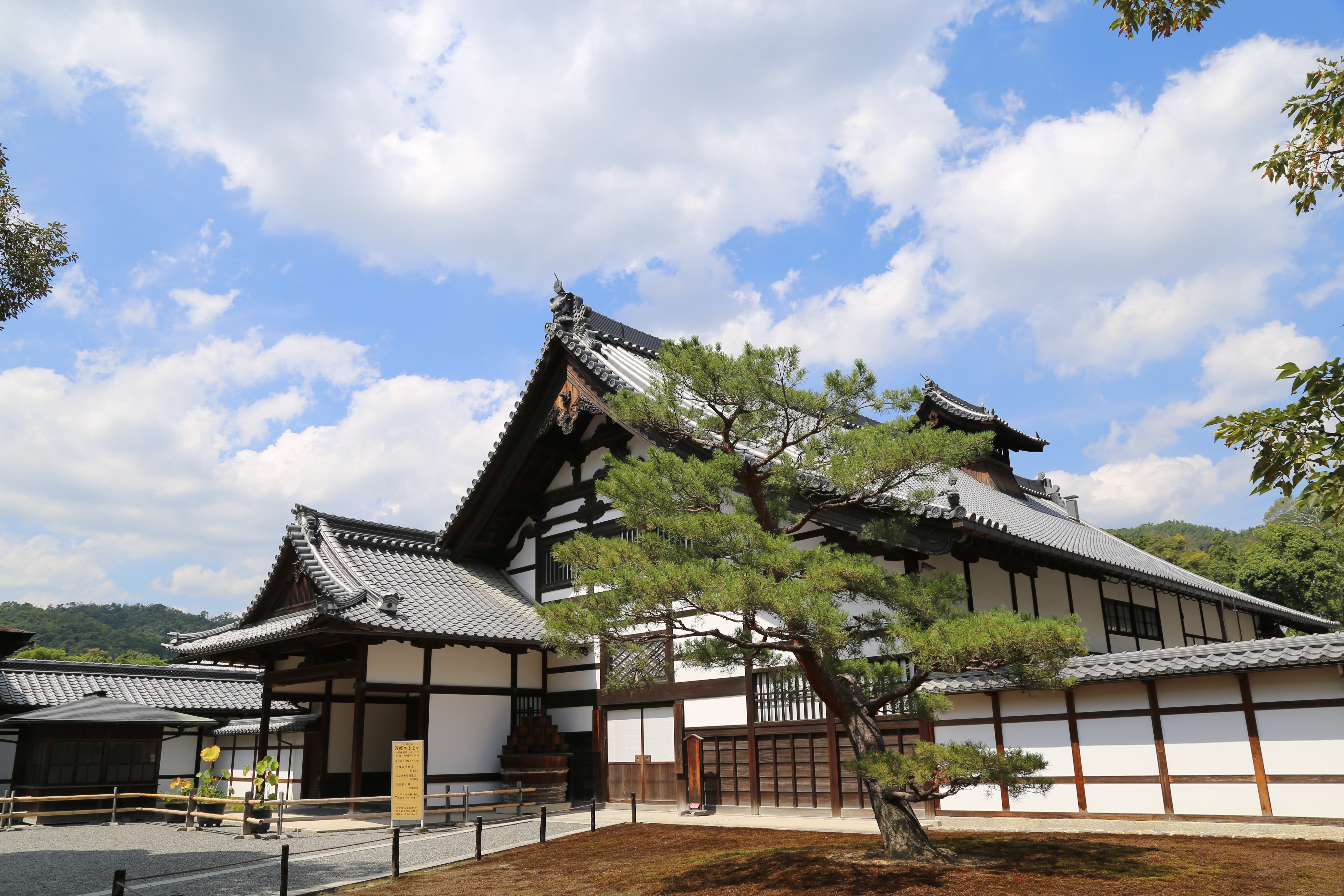 history, nature, outdoors, japan, sky, east Asian Culture, cloud - sky, house, temple, spirituality, belief, built structure, asia, place of worship, plant, HD Wallpaper