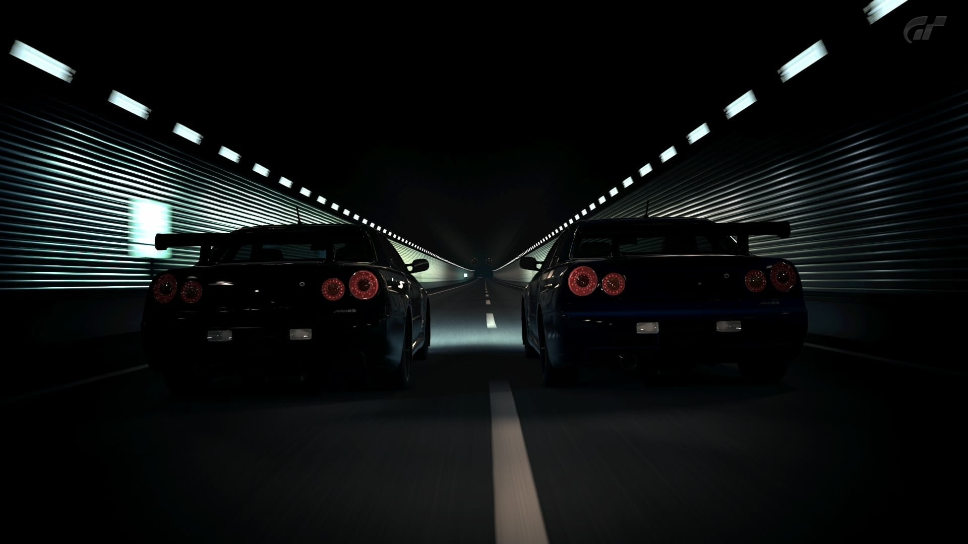 parking garage, ceiling, lighting equipment, mode of transportation, no people, architecture, tunnel, car, city, the way forward, illuminated, Gran Turismo, HD Wallpaper