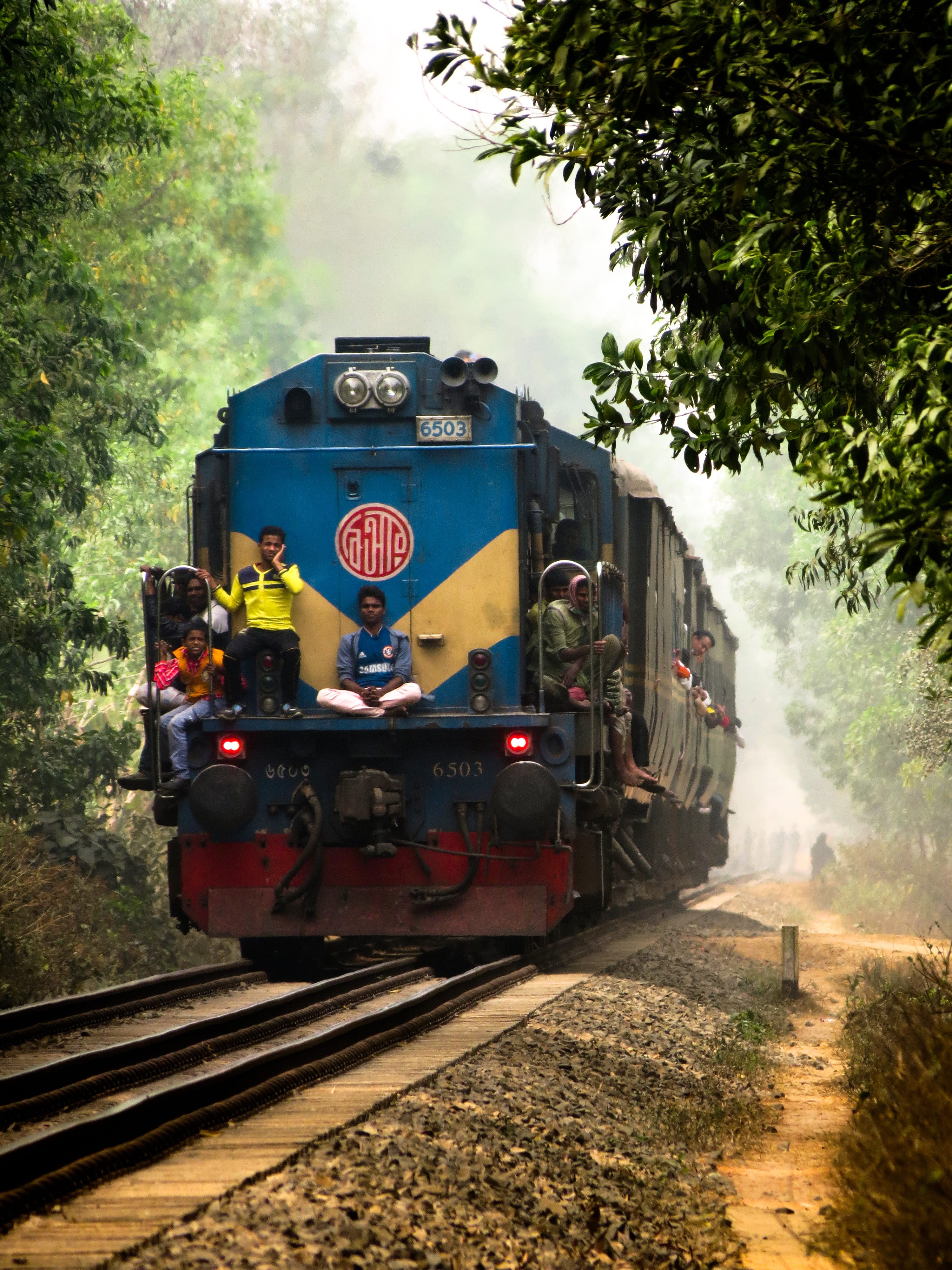 on the move, station, track, nature, old, landscape, steel, travel, metal, bangladesh, outdoors, smoke - physical structure, journey, train, railroad track, Phone HD Wallpaper