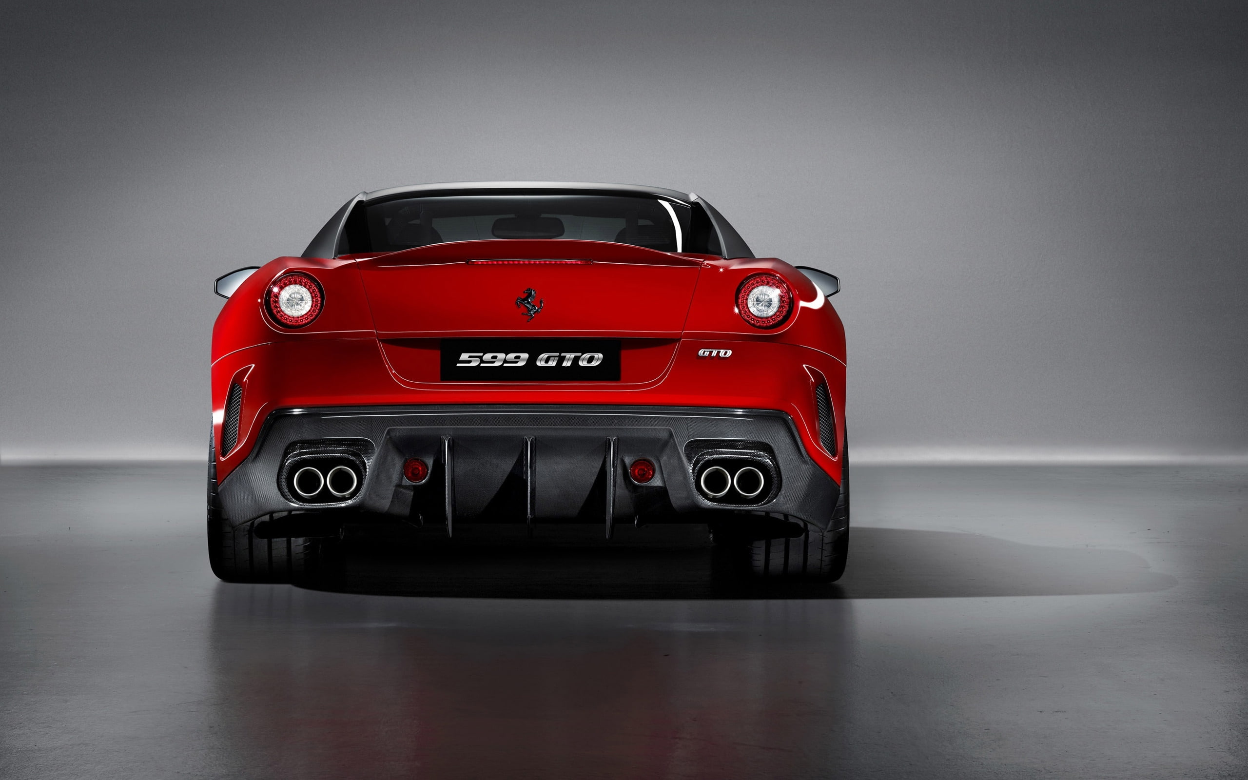 2K, ferrari, gto, Ferrari 599 GTO, rear, HD Wallpaper