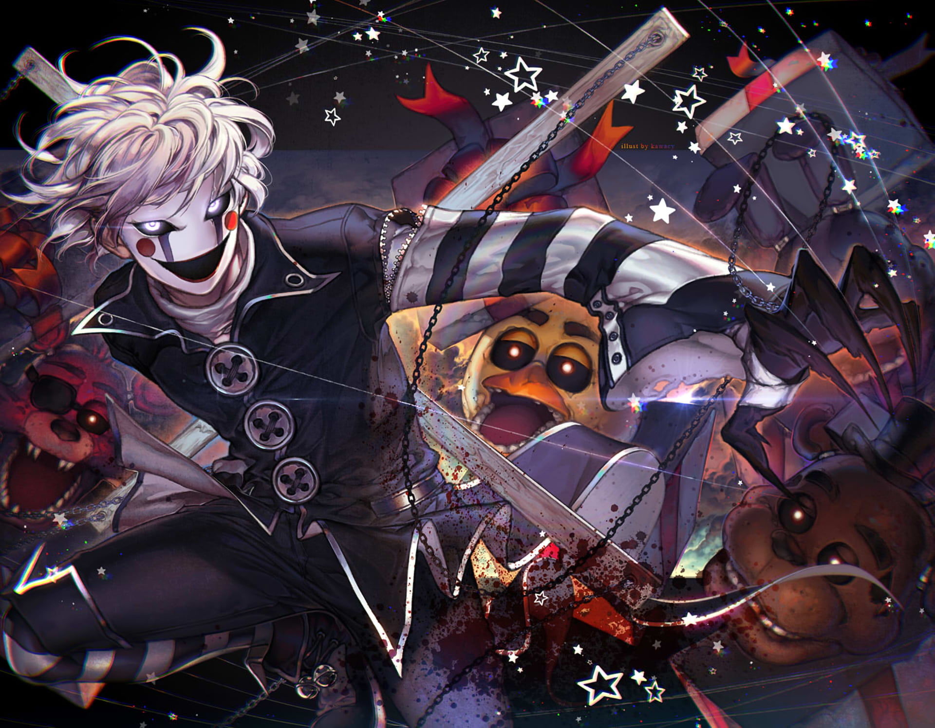 Five Nights at Freddys, Puppet (Five Nights at Freddys), 1080P, Five Nights At Freddys 2, HD Wallpaper