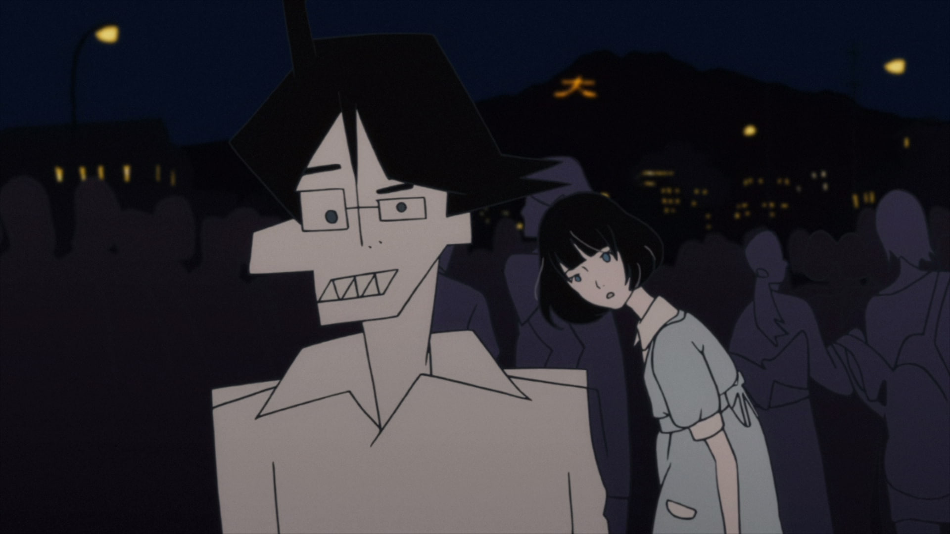 obscured face, waist up, building exterior, illuminated, standing, Yojouhan Shinwa Taikei, human representation, representation, male likeness, creativity, HD Wallpaper
