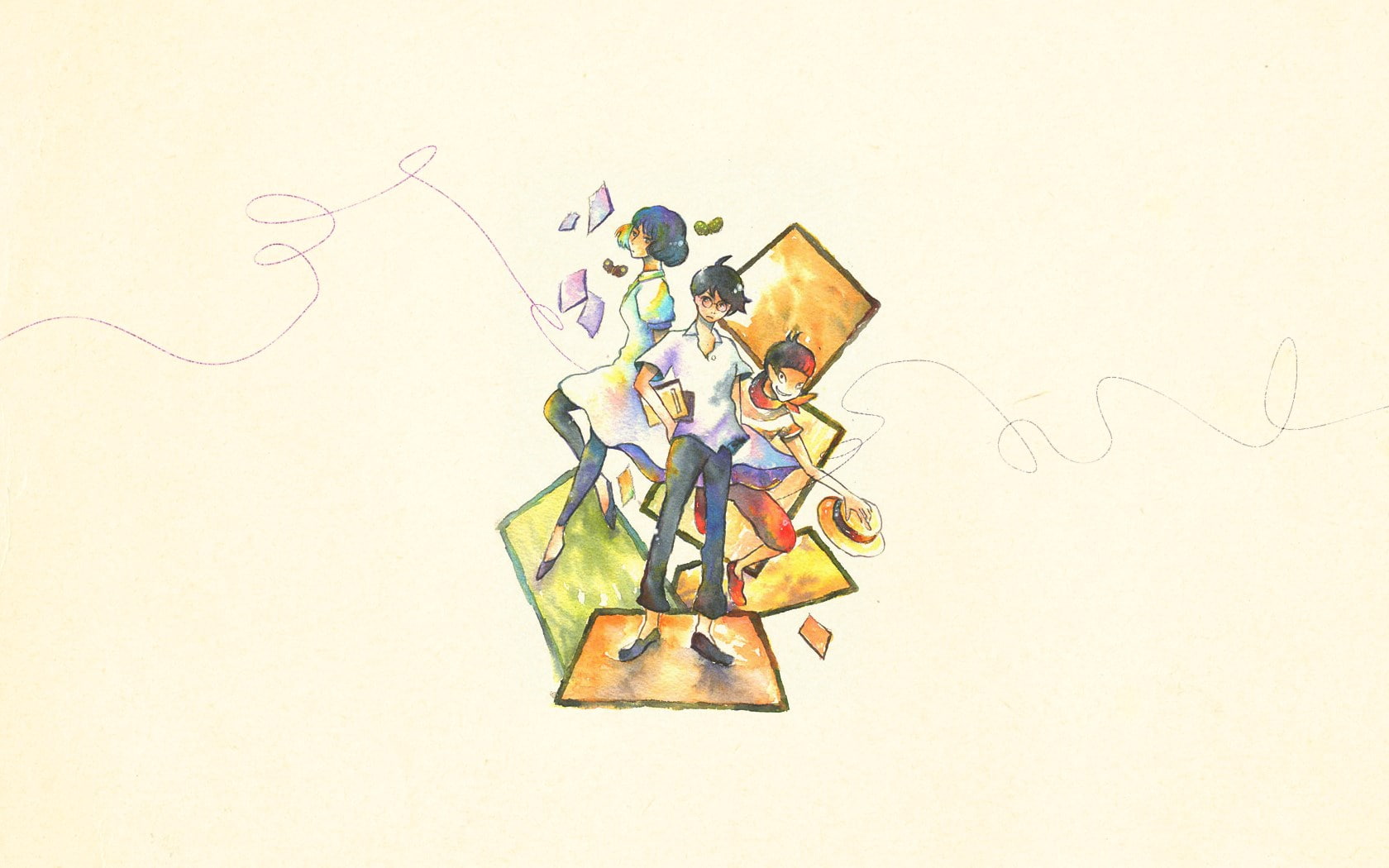 nature, variation, high angle view, white background, paper, no people, 720P, streamer, indoors, the tatami galaxy, copy space, large group of objects, HD Wallpaper