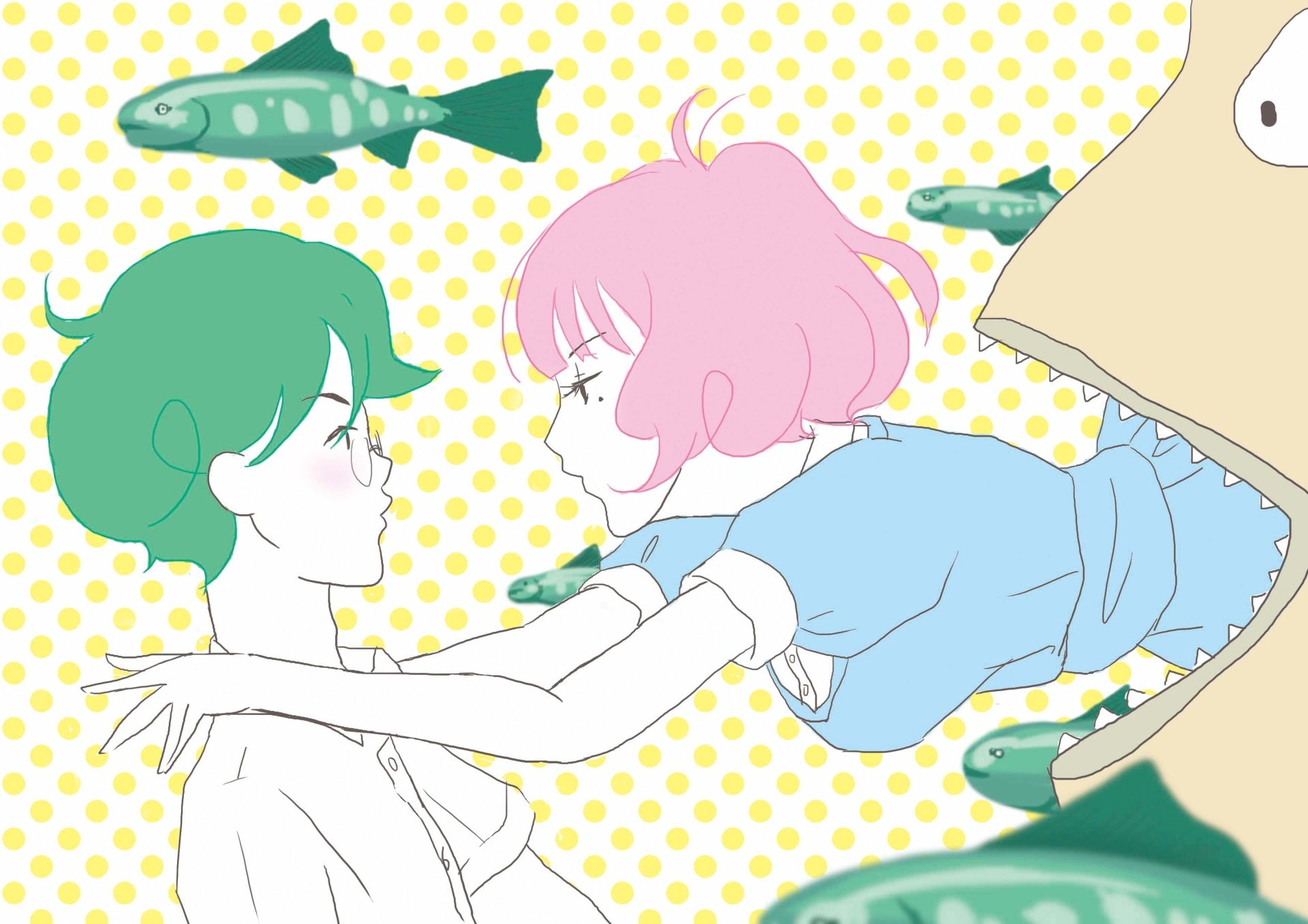 The Tatami Galaxy, 1080P, Arakawa Under the Bridge, Anime, Crossover, HD Wallpaper