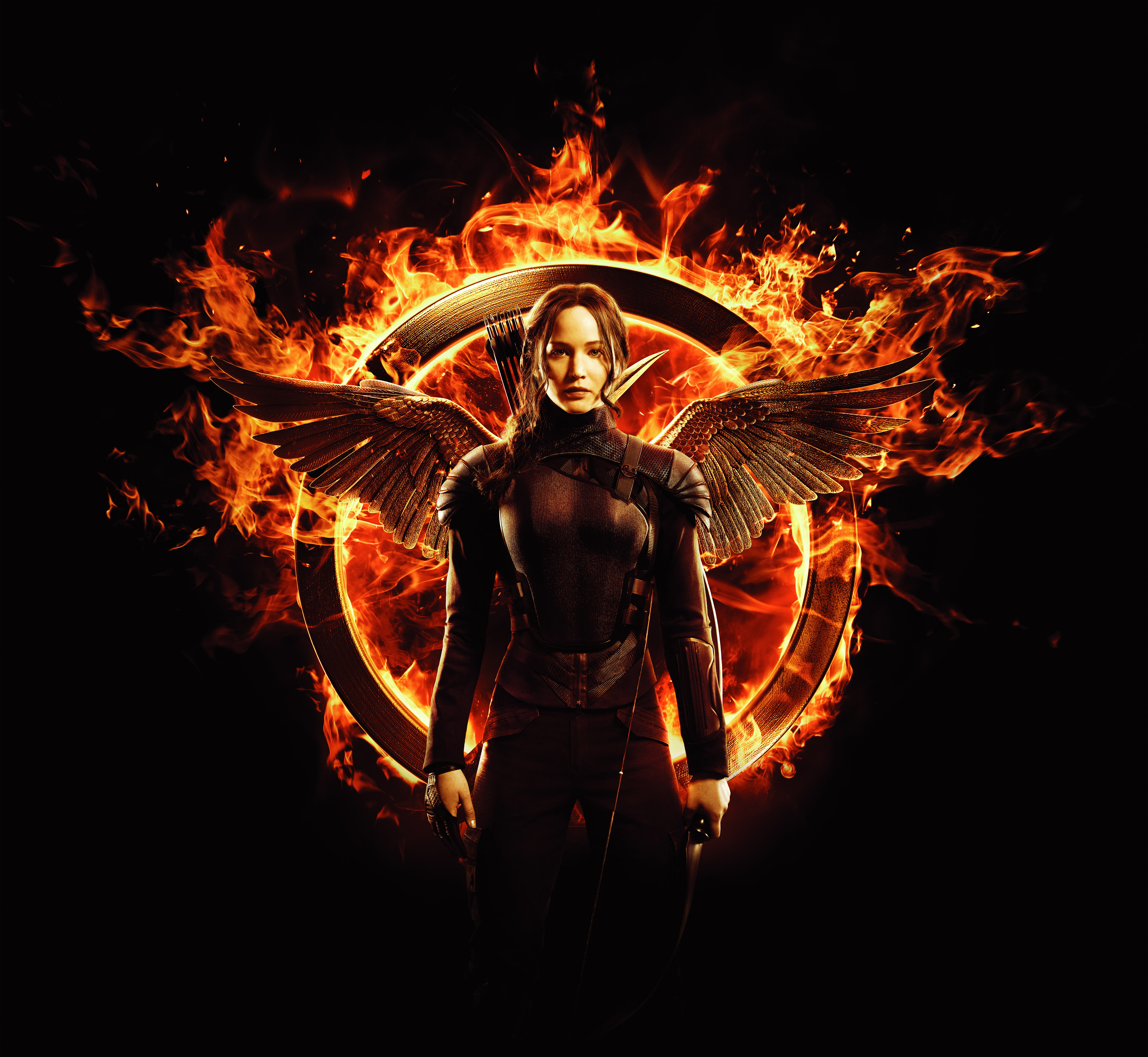 Part 1, 4K, Jennifer Lawrence, 4K, The Hunger Games: Mockingjay, Katniss, HD Wallpaper