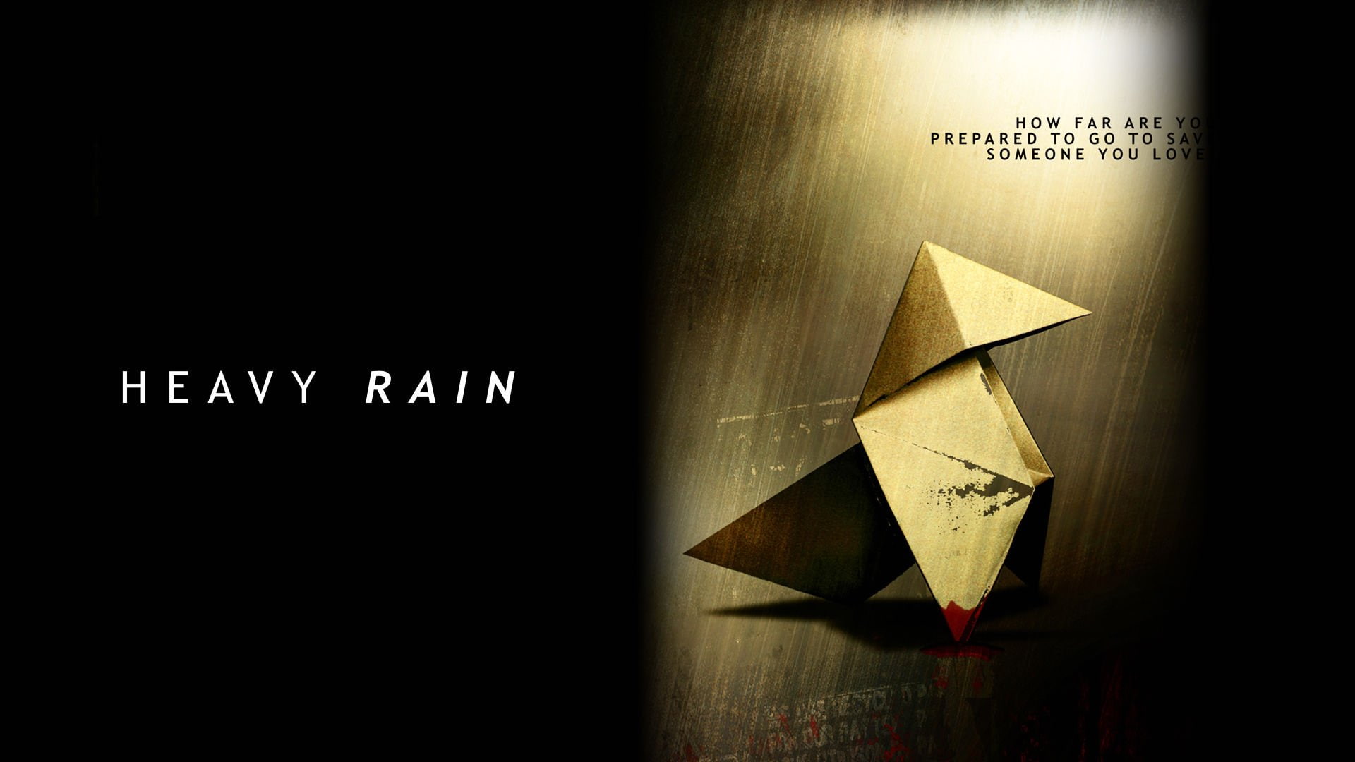 violence, orgami, rain, heavy, 1080P, drama, poster, cinematic, thriller, adventure, action, noir, HD Wallpaper