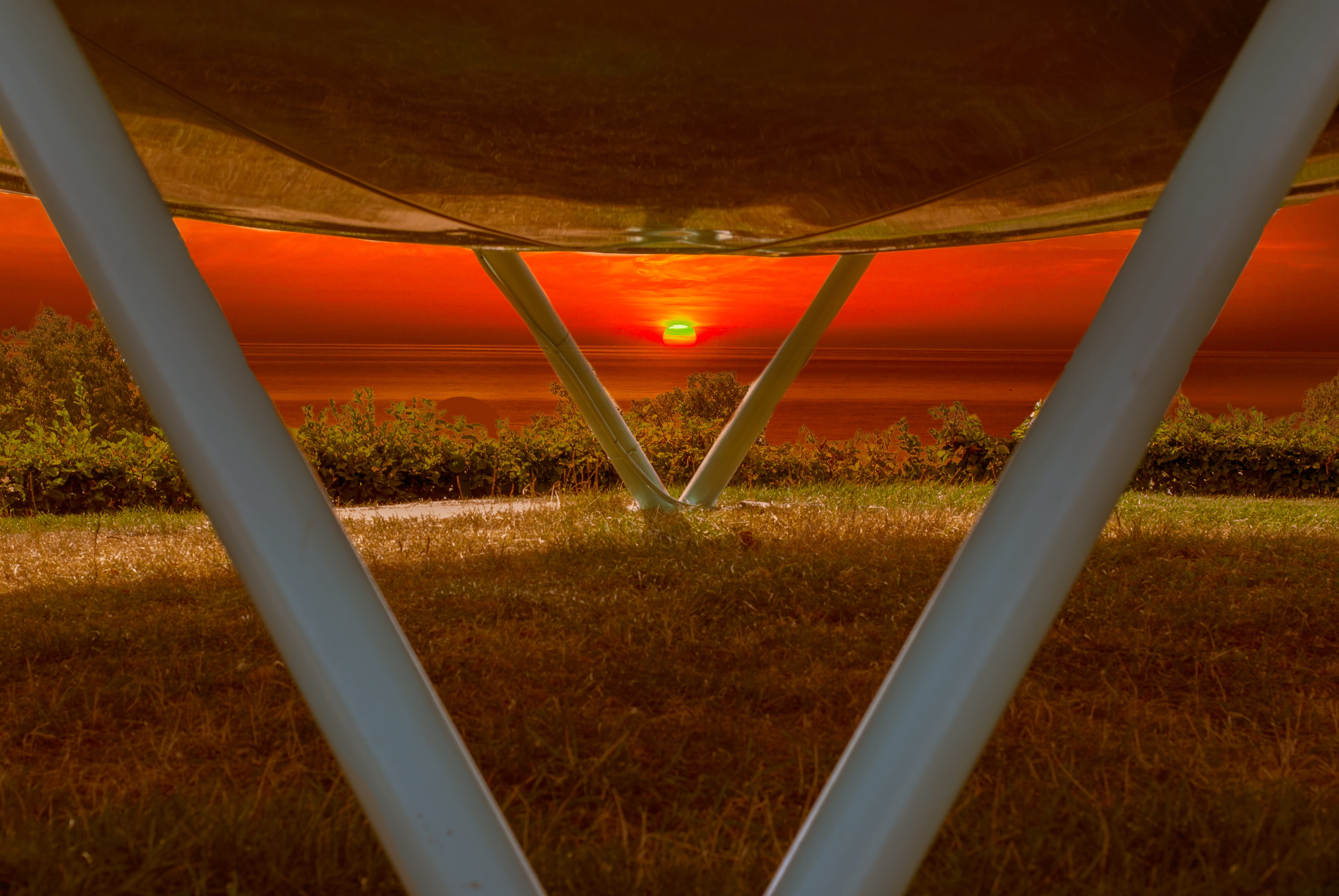 house, matti, land, motion, outdoors, nature, atmosphere, day, playground, futuro, flying, architect, no people, connection, suuronen, sunset, 4K, metal, HD Wallpaper