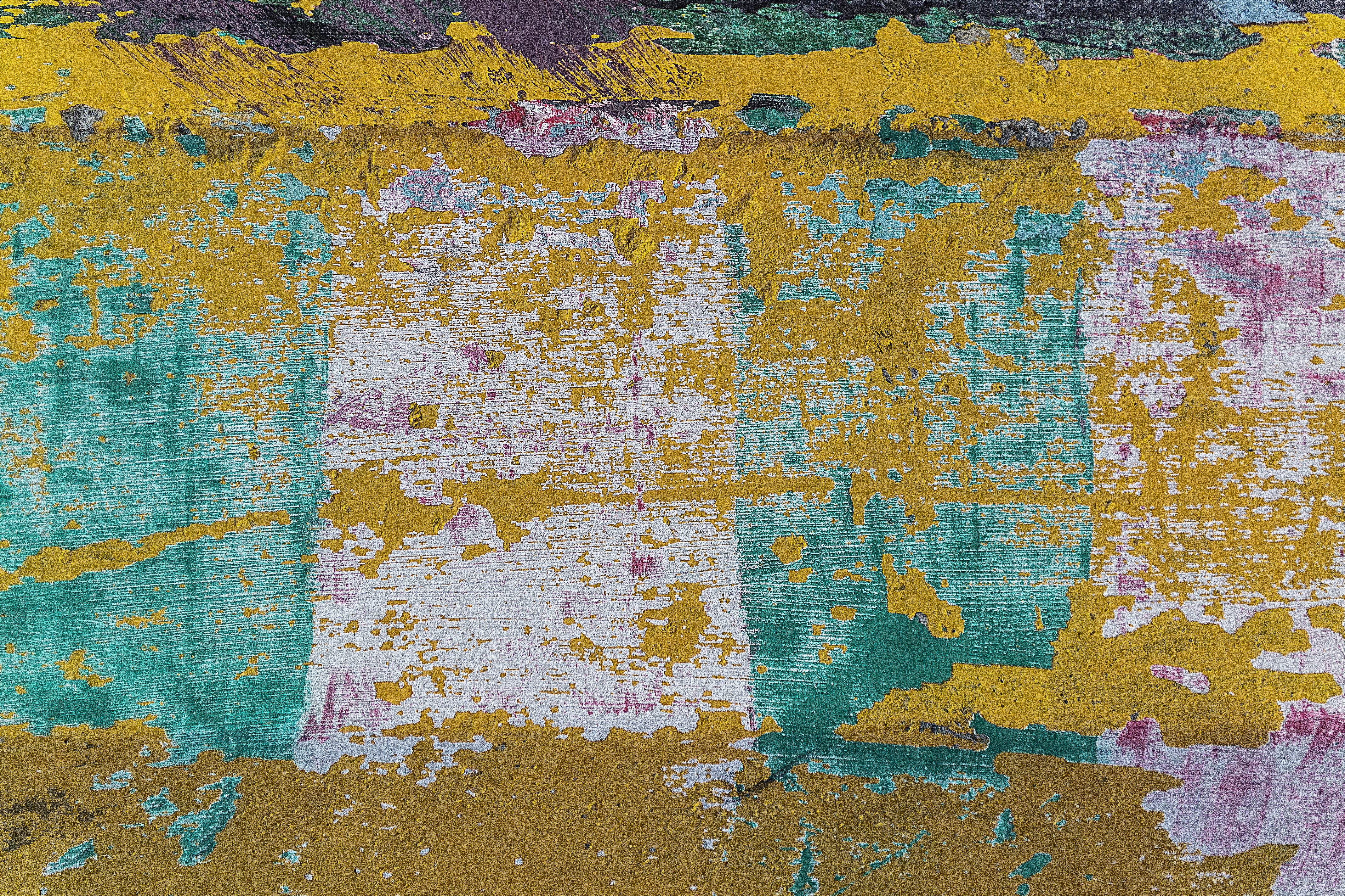 oxidization, corrosion, aged, blue, wood - material, metallic, grungy, metal, background, damaged, rough, wall - building feature, abstract, painting, pink, HD Wallpaper