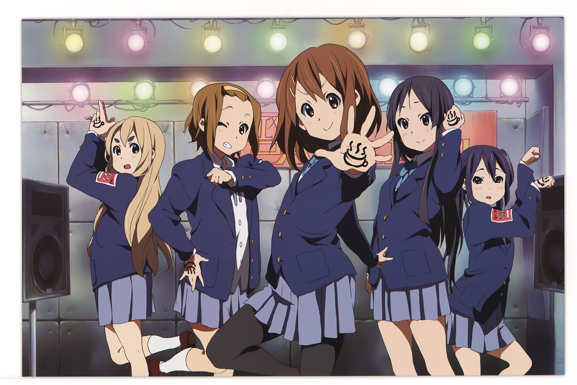 K-ON!, anime, schoolgirl, 1080P, HD Wallpaper