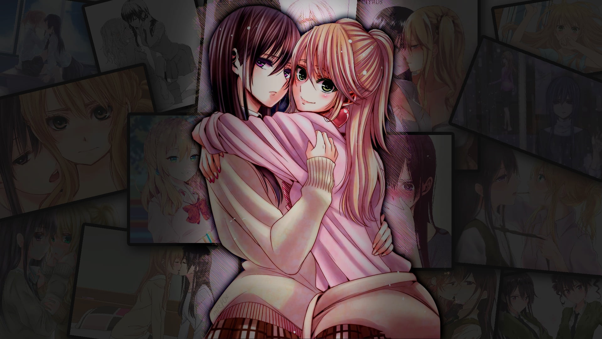1080P, Citrus, Nearly, Yuzu Aihara, Mei Aihara, HD Wallpaper