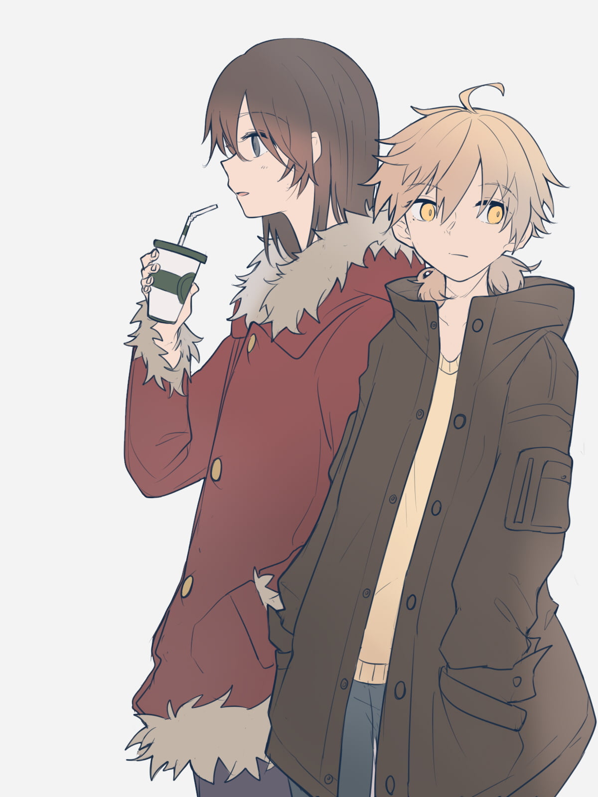 anime girls, yuri, 720P, anime, Touko Nanami, Bloom Into You, Yuu Koito, Phone HD Wallpaper