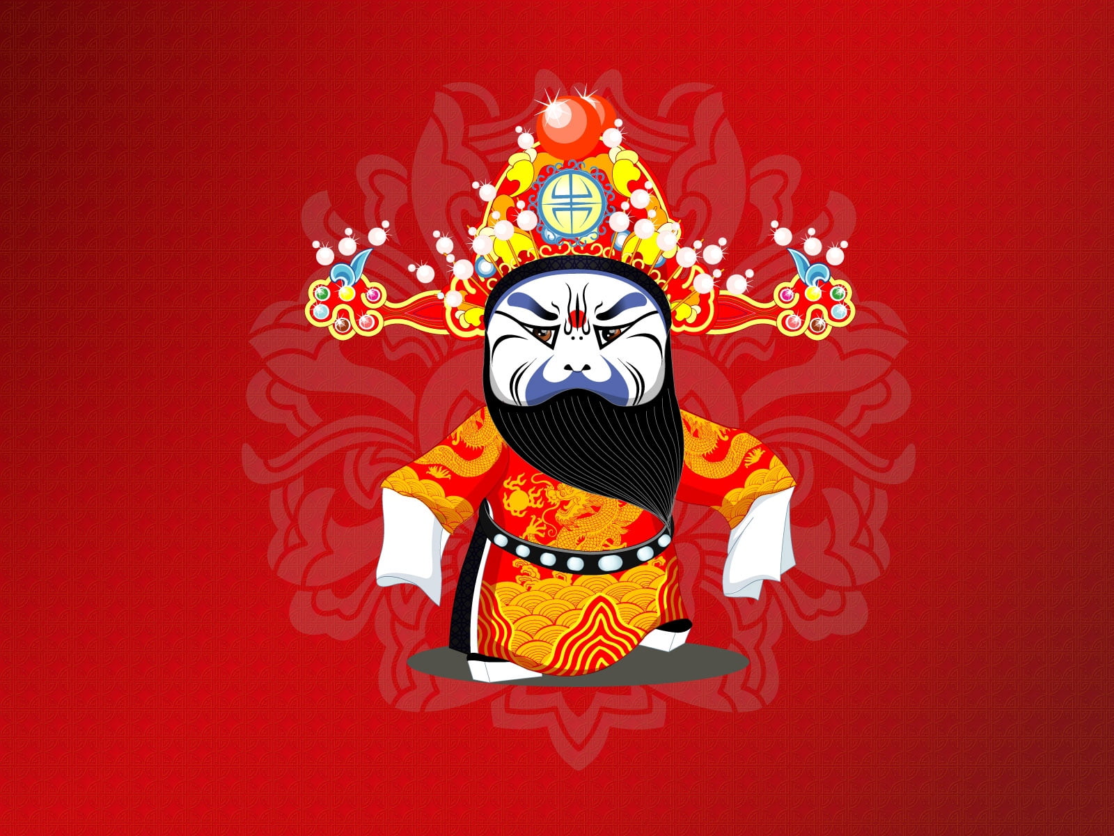 traditional Clothing, smiling, vector, no people, east Asian Culture, men, pattern, elegance, symbol, computer Graphic, spirituality, image, design, doll, HD Wallpaper