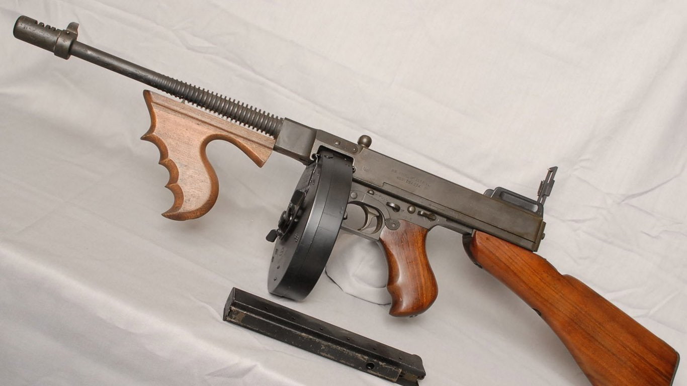 Thompson Submachine Gun, 720P, Weapons, HD Wallpaper