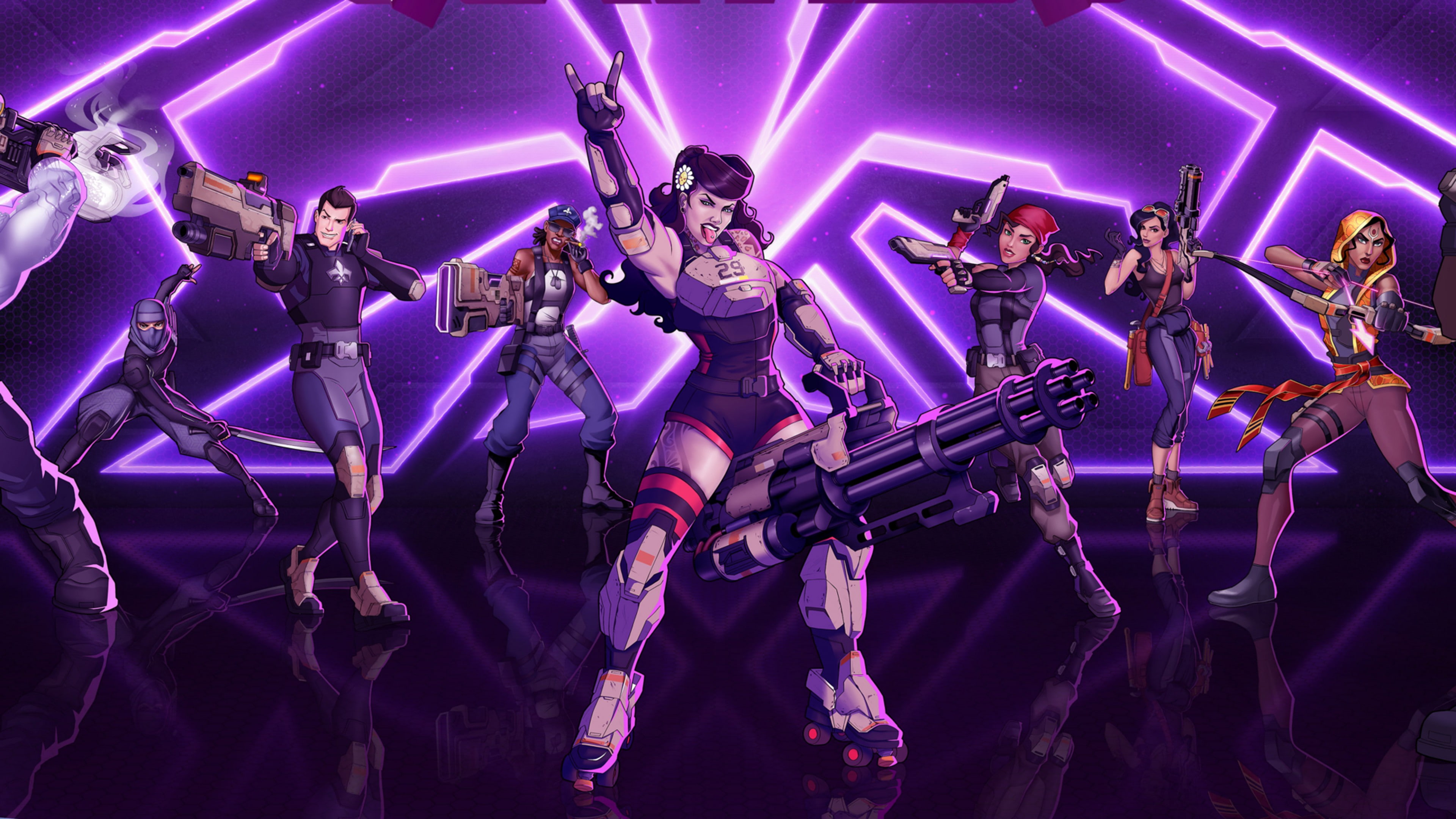 E3 2017, 4K, submachine, 4k, d, Saints Row, holding, Agents of Mayhem, gun, woman, HD Wallpaper