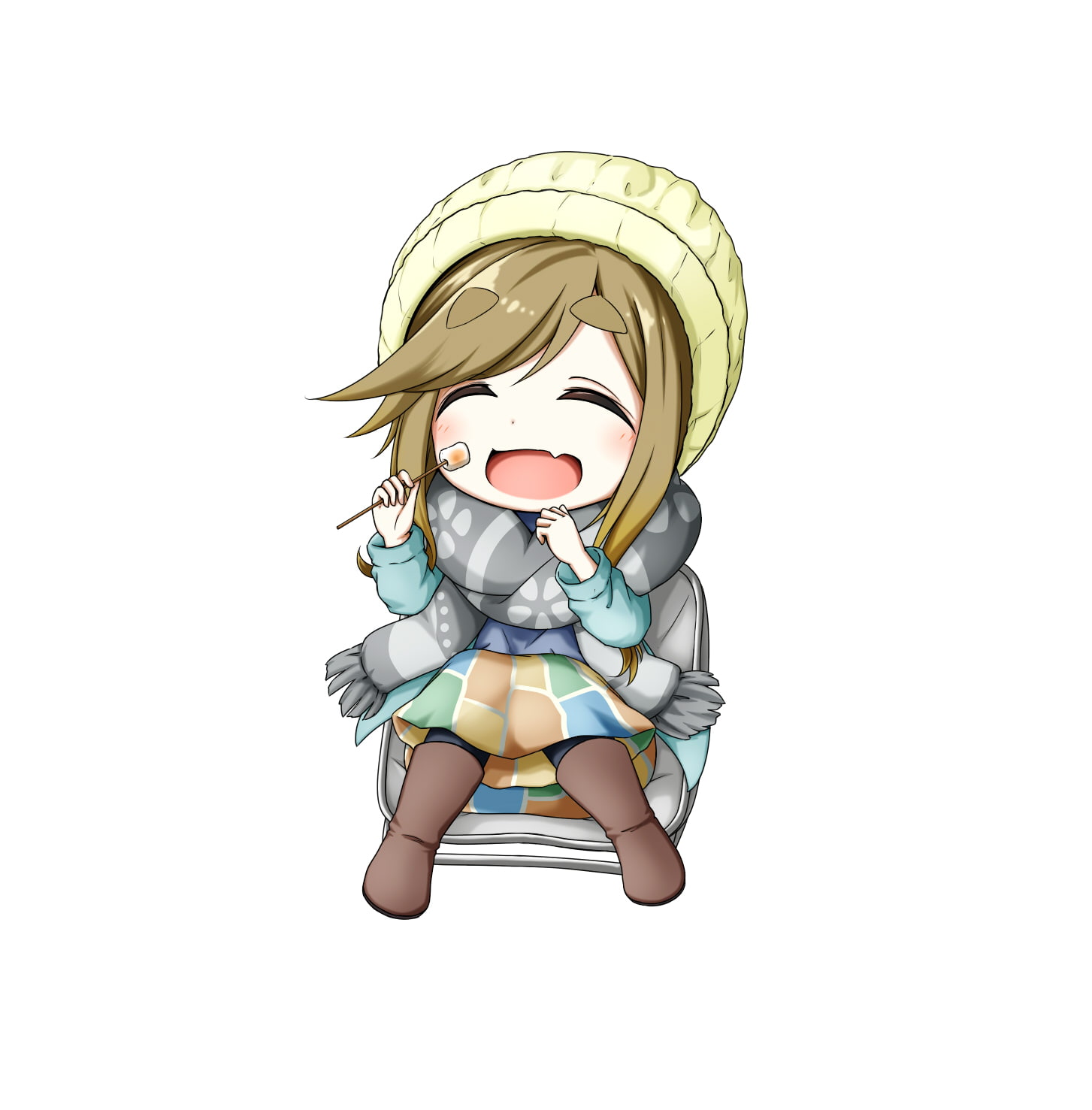aoi, camp, 720P, inuyama, kuena, yuru, Phone HD Wallpaper