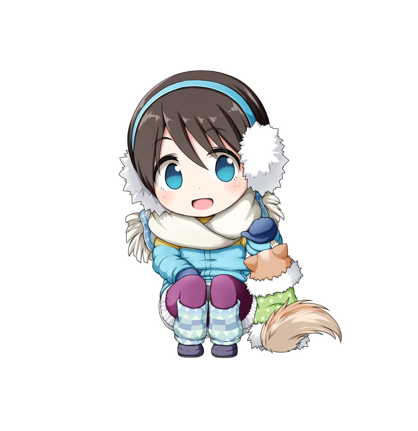 kuena, 720P, saitou, camp, ena, yuru, Phone HD Wallpaper