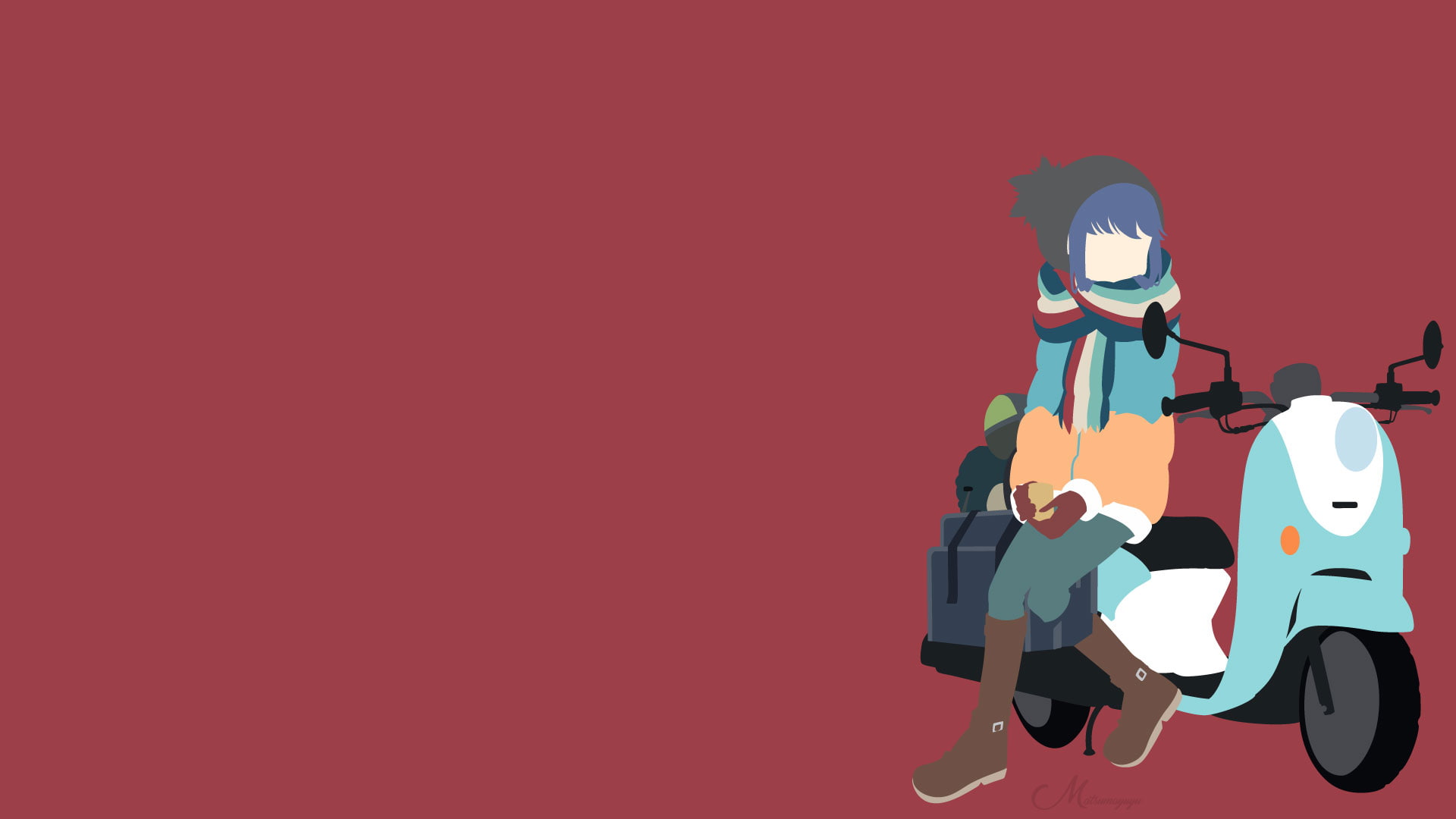 1080P, Laid-Back Camp, Anime, Rin Shima, HD Wallpaper