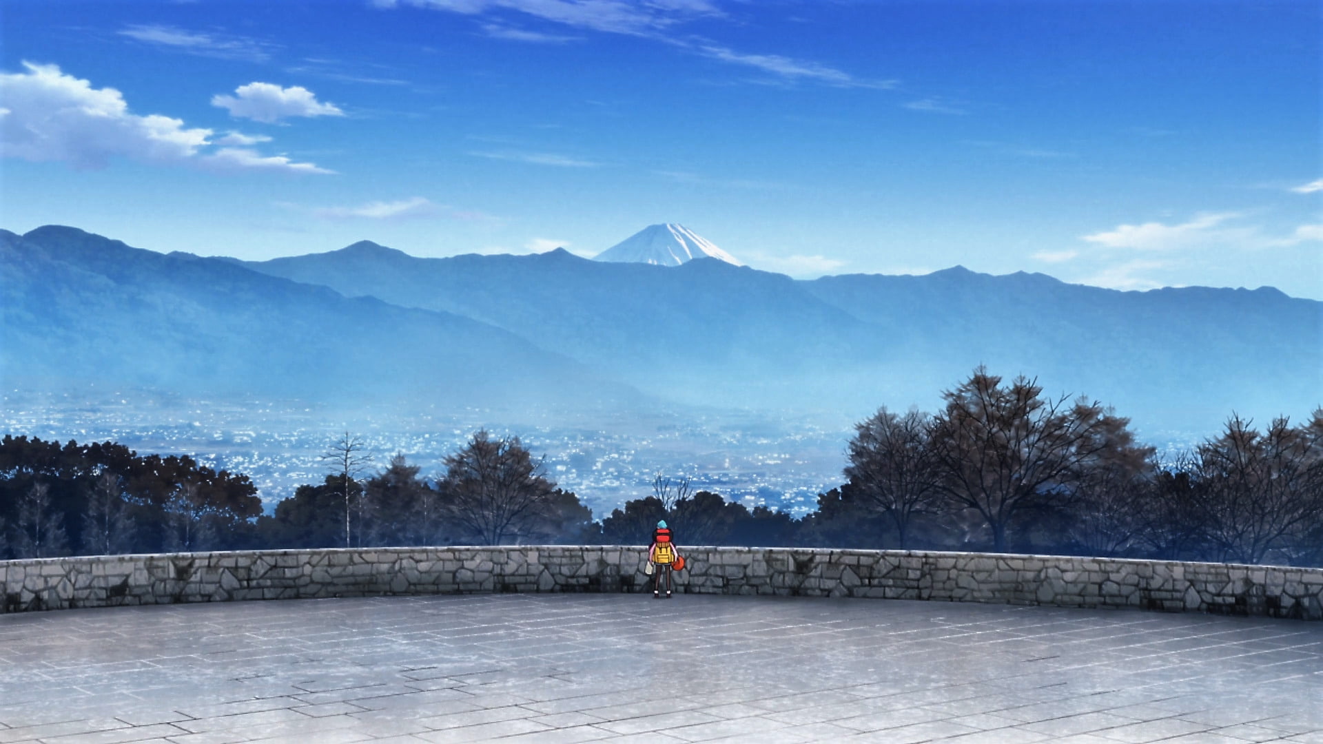 Laid-Back Camp, Nadeshiko Kagamihara, Anime, 1080P, HD Wallpaper