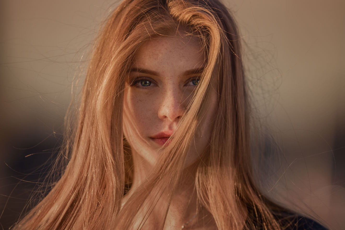 720P, young women, women, portrait, beauty, long hair, model, blond hair, young adult, headshot, adult, teenager, close-up, human face, front view, blonde, HD Wallpaper