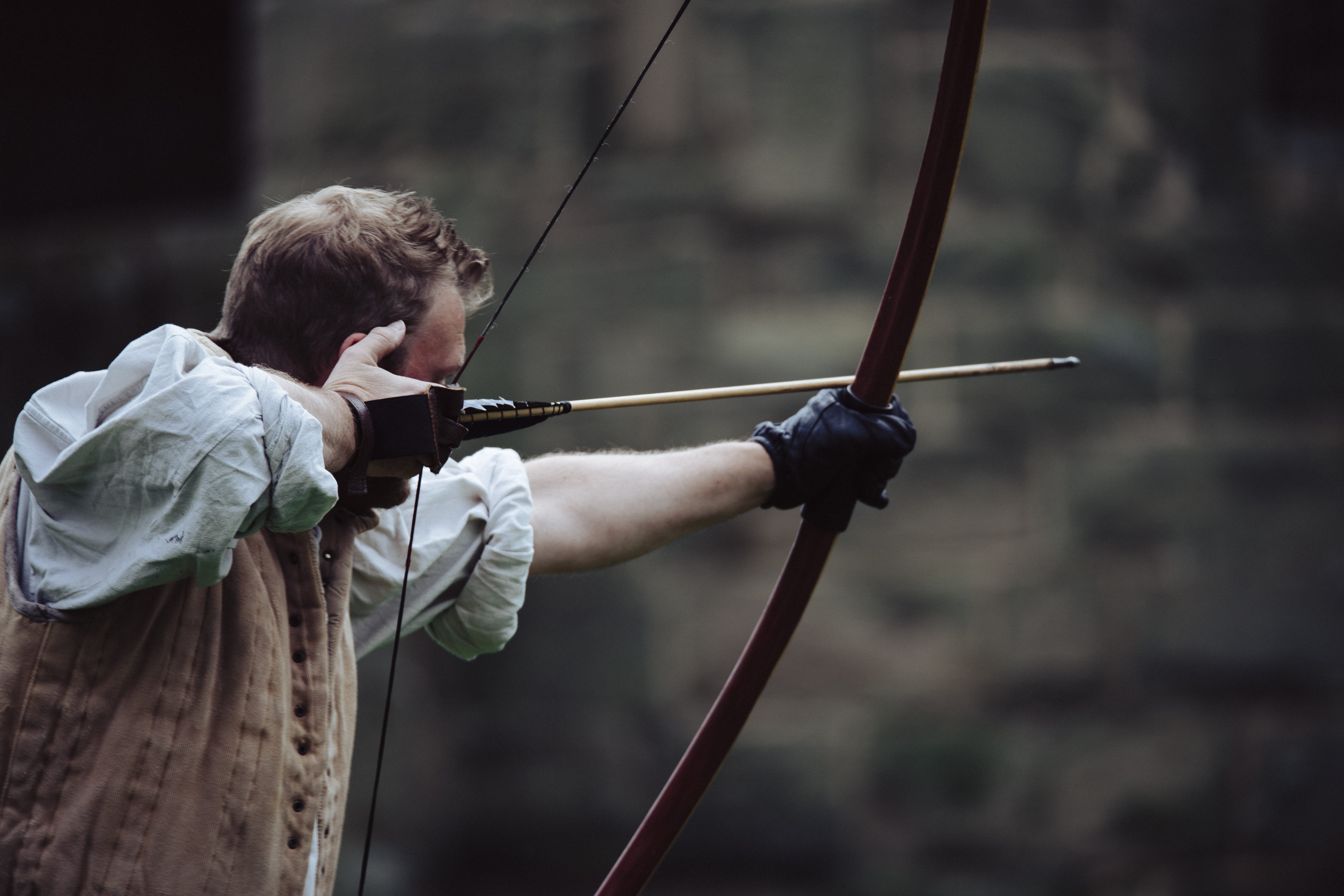 color Image, adult, target Shooting, archery Bow, people, aiming, aim, bow and arrow, accuracy, sport, skill, caucasian Ethnicity, playing, archery, shot, HD Wallpaper